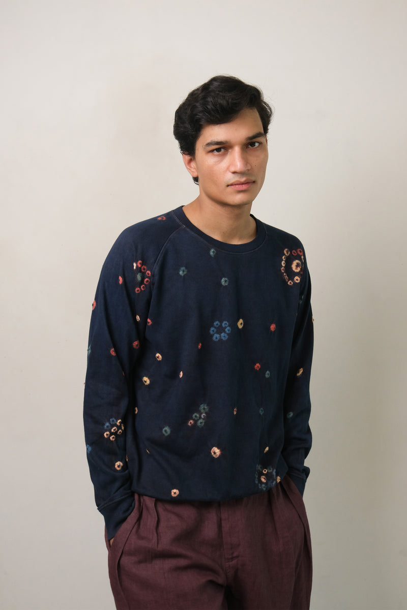 MULTICOLOR BANDHANI SWEATSHIRT