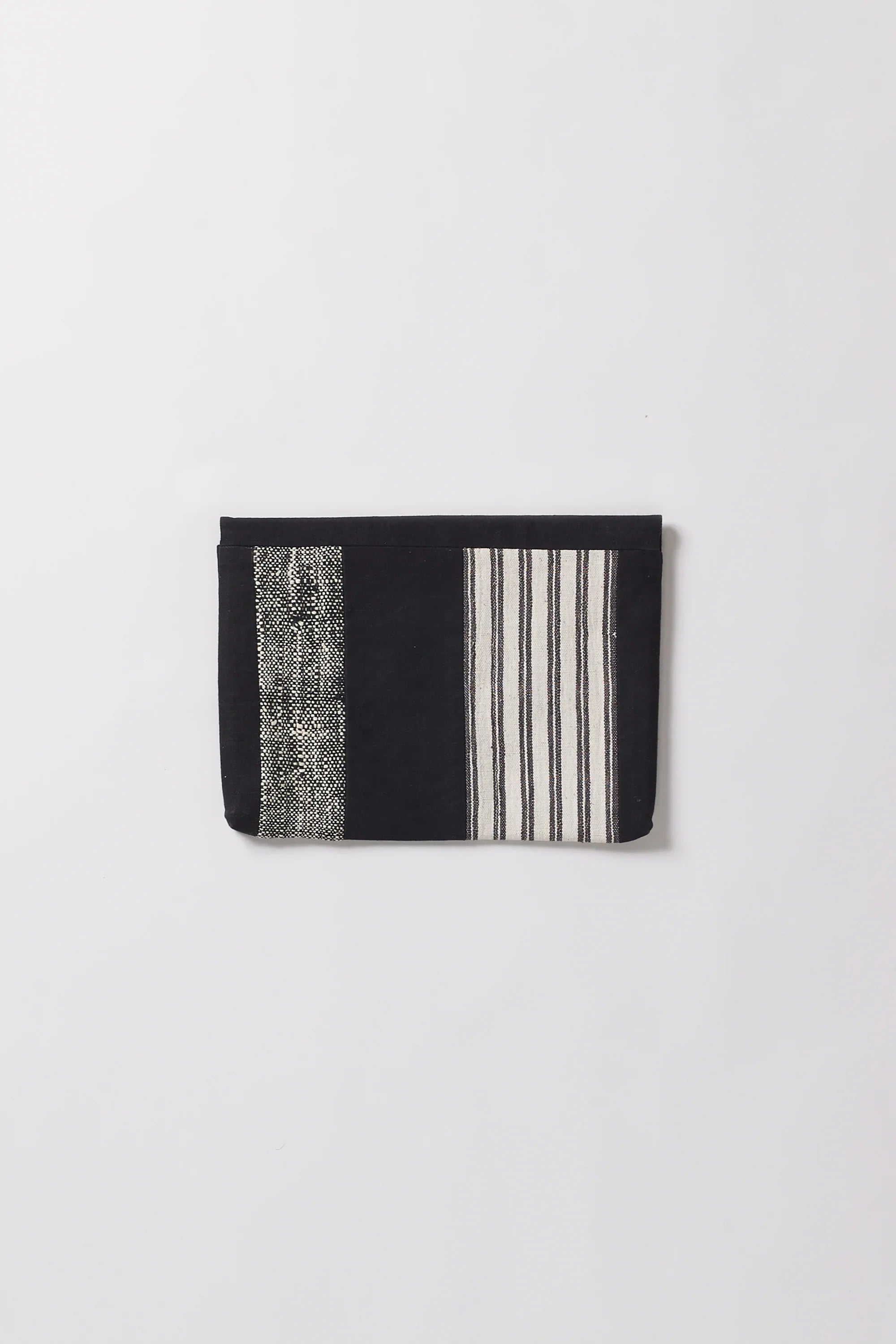 Black Patchwork Laptop Sleeve