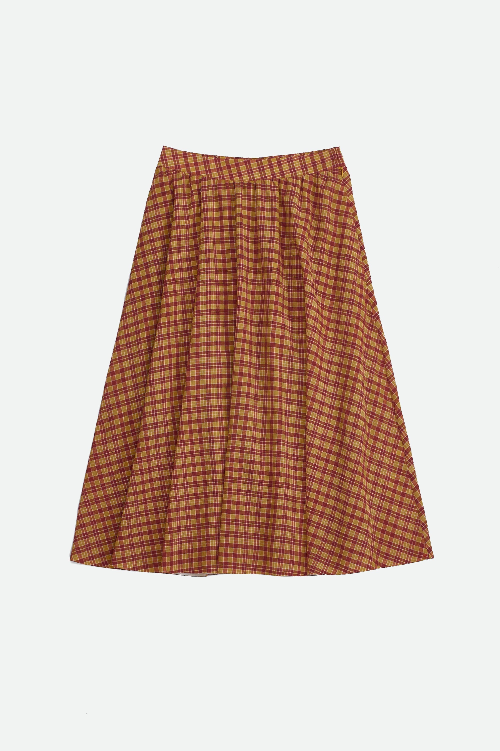 MULTI COLOUR YARN DYED COTTON SKIRT