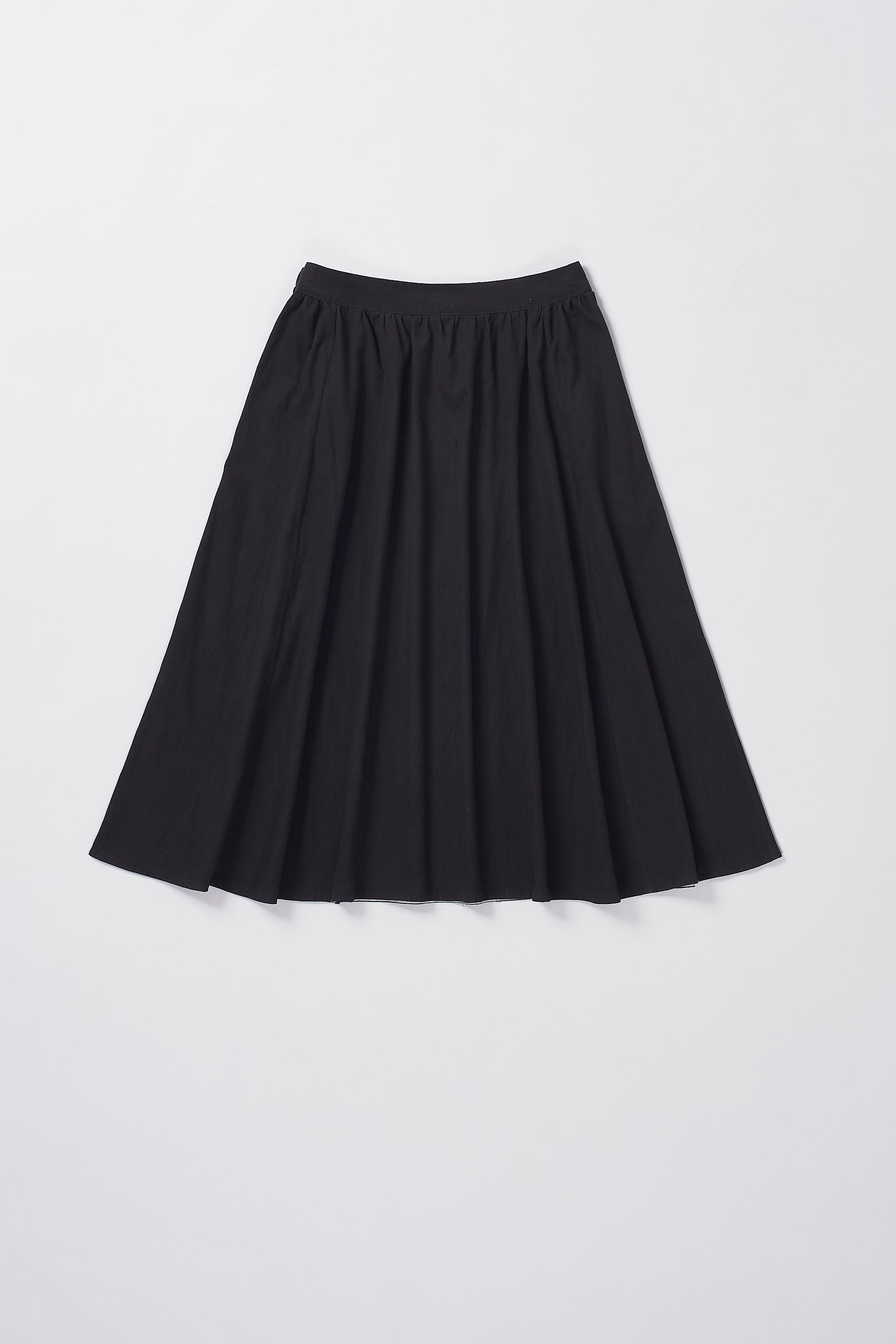 A LINE PANELLED SKIRT