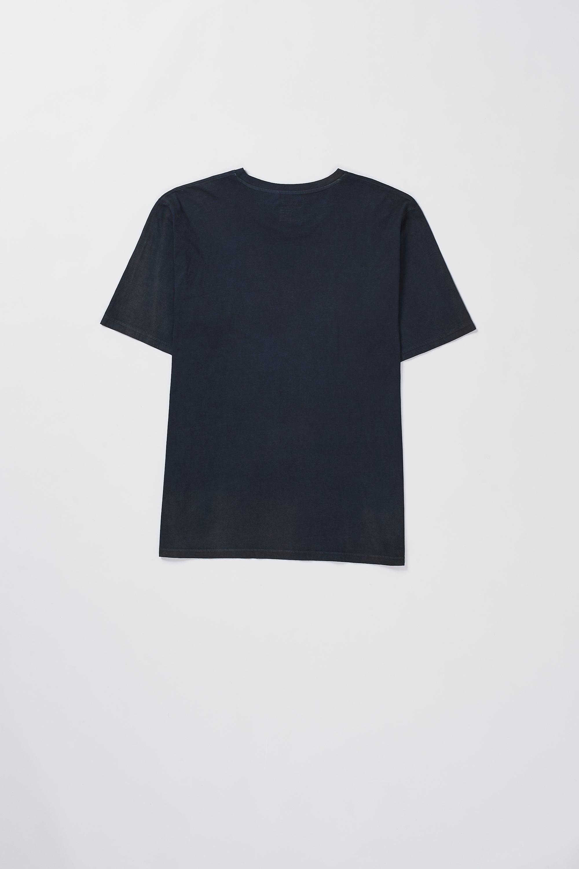 BLACK SOLID UNGENDERED ORGANIC COTTON T-SHIRT