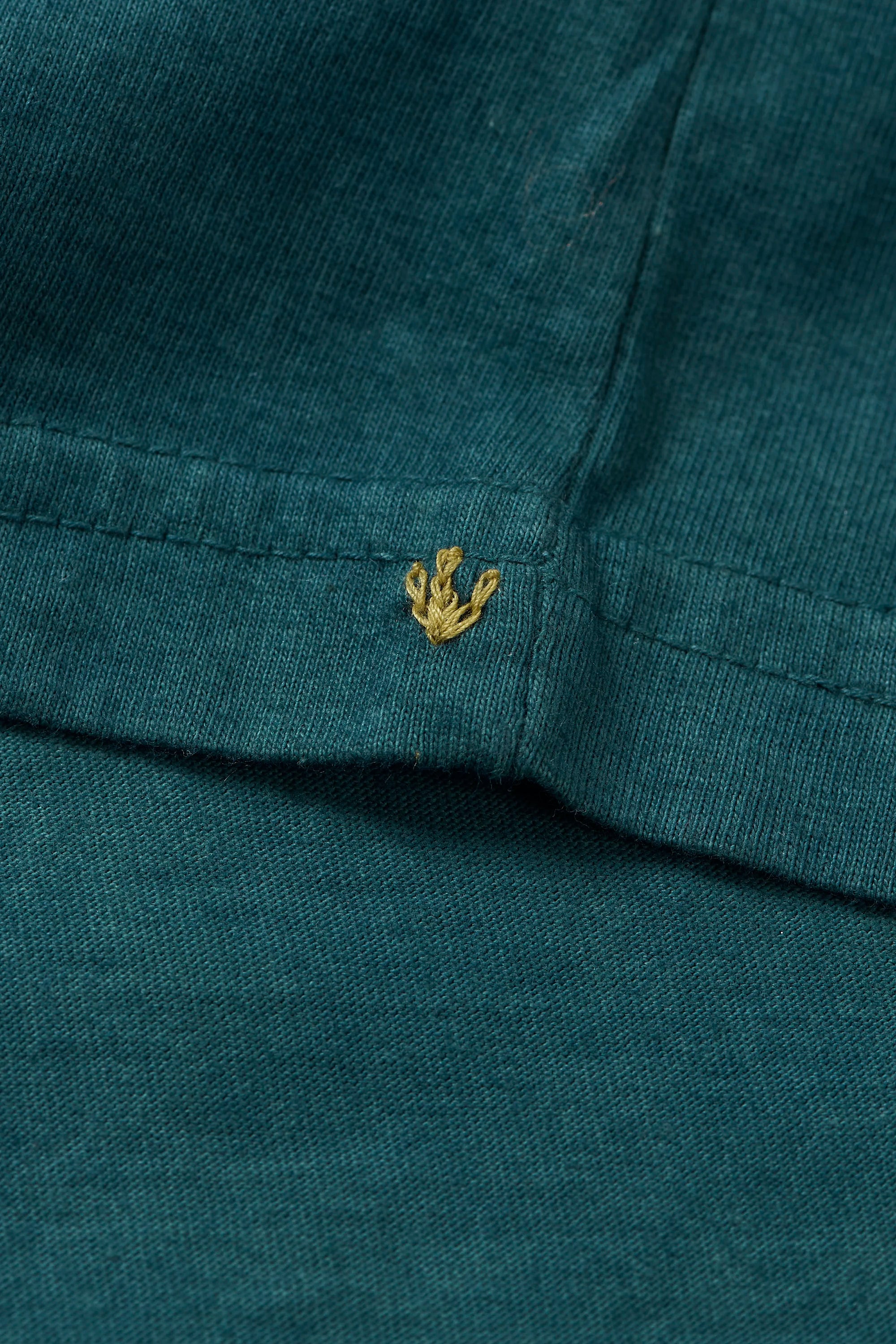 Bandhani Tee in Olive Green