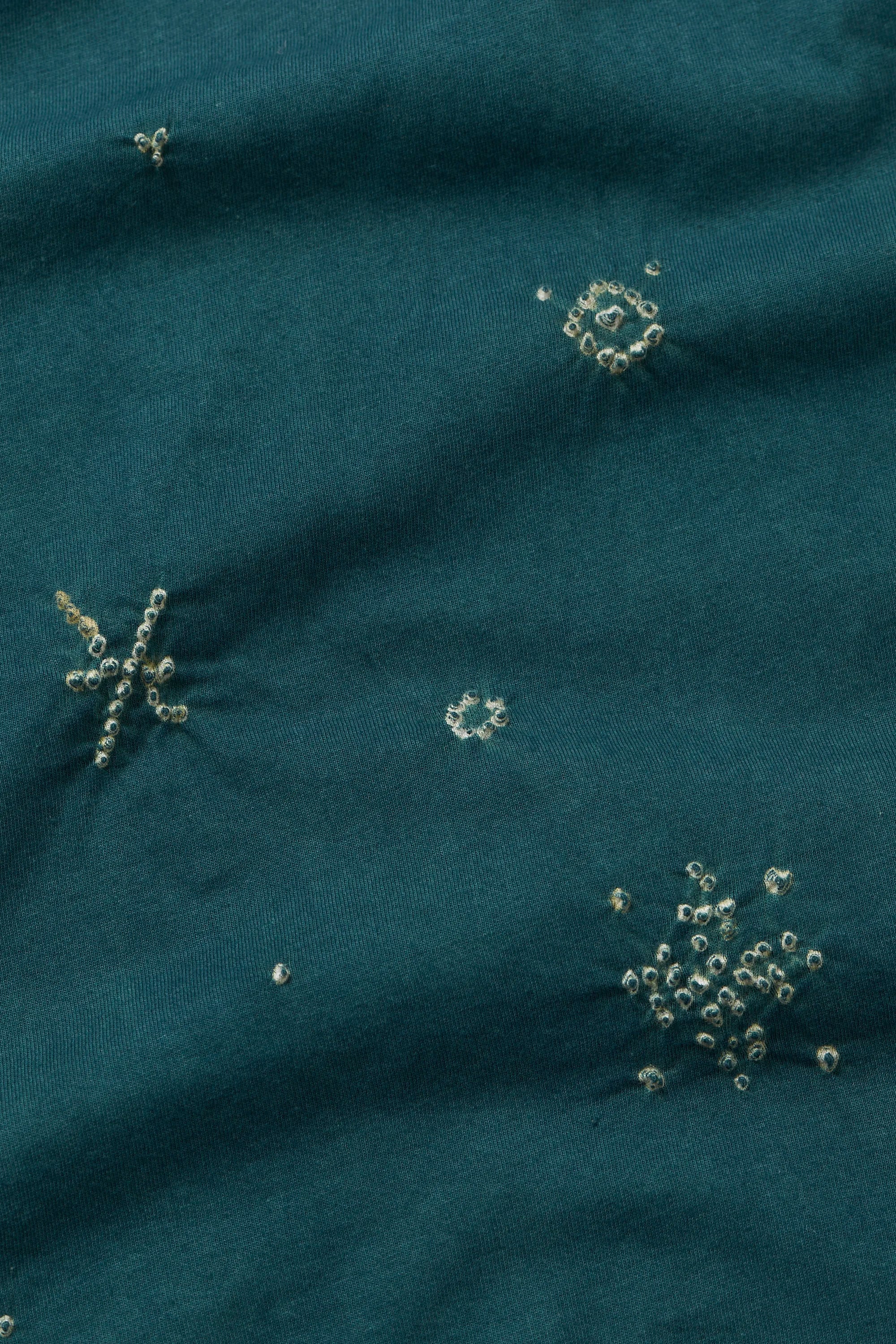 Olive Green Bandhani Tee