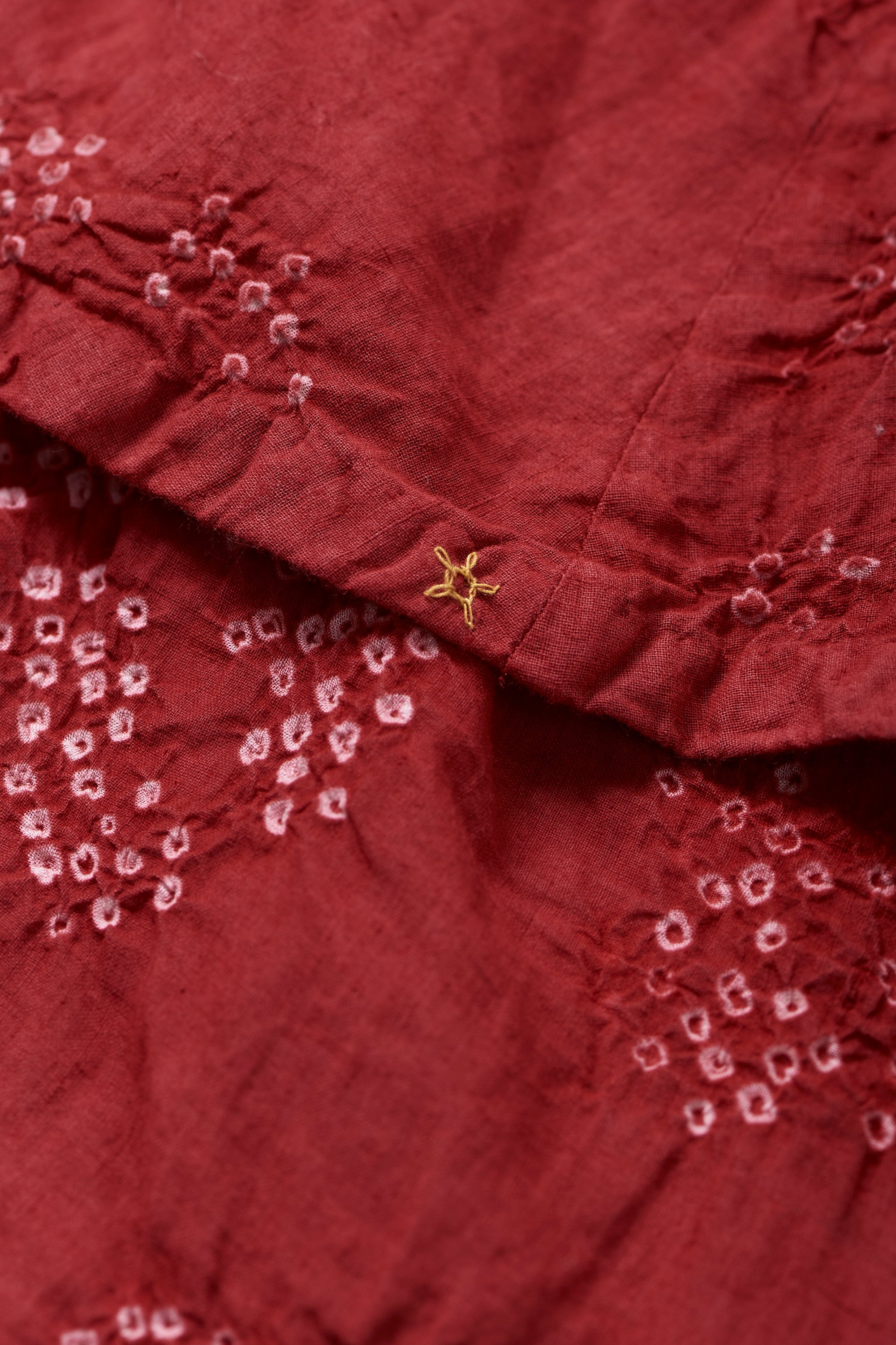 Flared Long Bandhani Dress