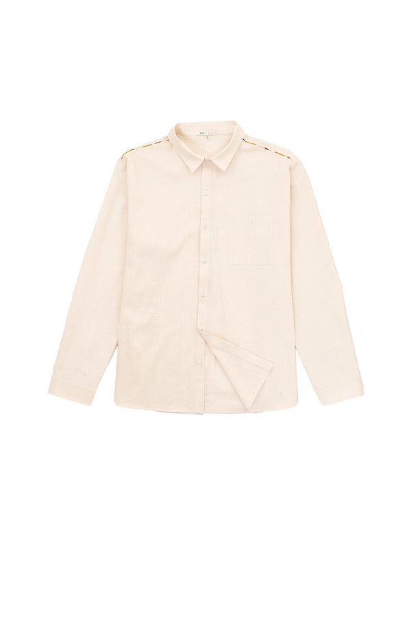 UNBLEACHED RELAXED FIT SHIRT ORGANIC COTTON