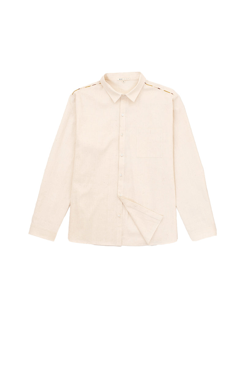 UNBLEACHED RELAXED FIT SHIRT ORGANIC COTTON