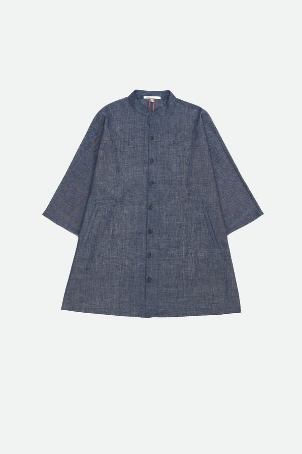 CHAMBRAY KIMONO SLEEVES  SHIRT