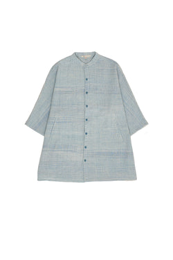 LIGHT INDIGO YARN DYED SUMMER SHIRT