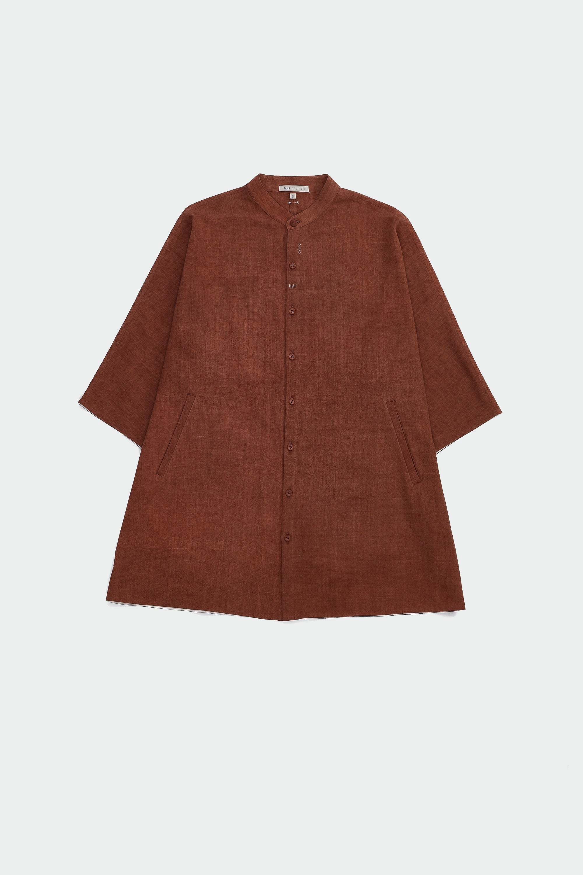 UNGENDERED BRICK RED COTTON SHIRT