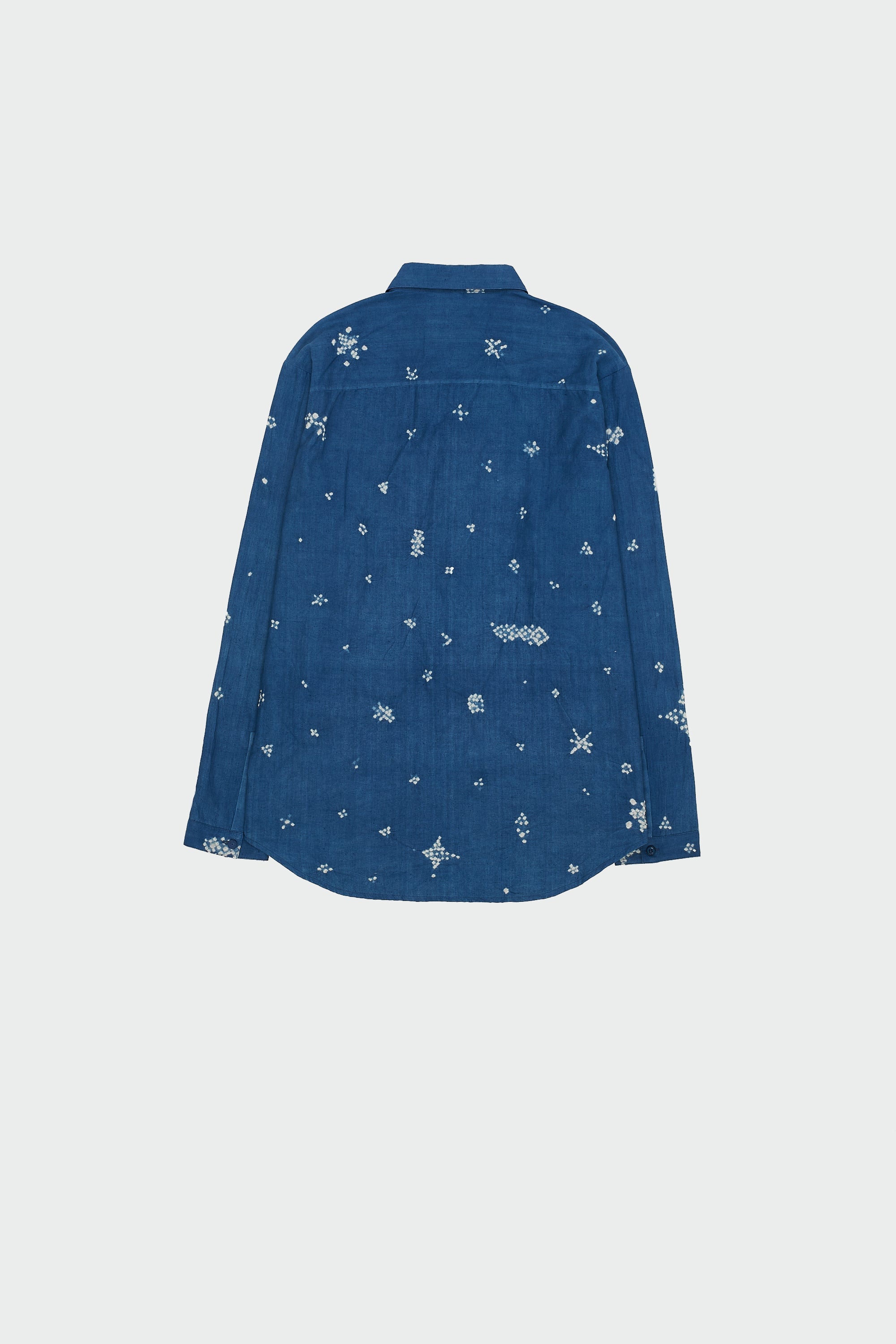 Medium Indigo Bandhani Sartorial Shirt