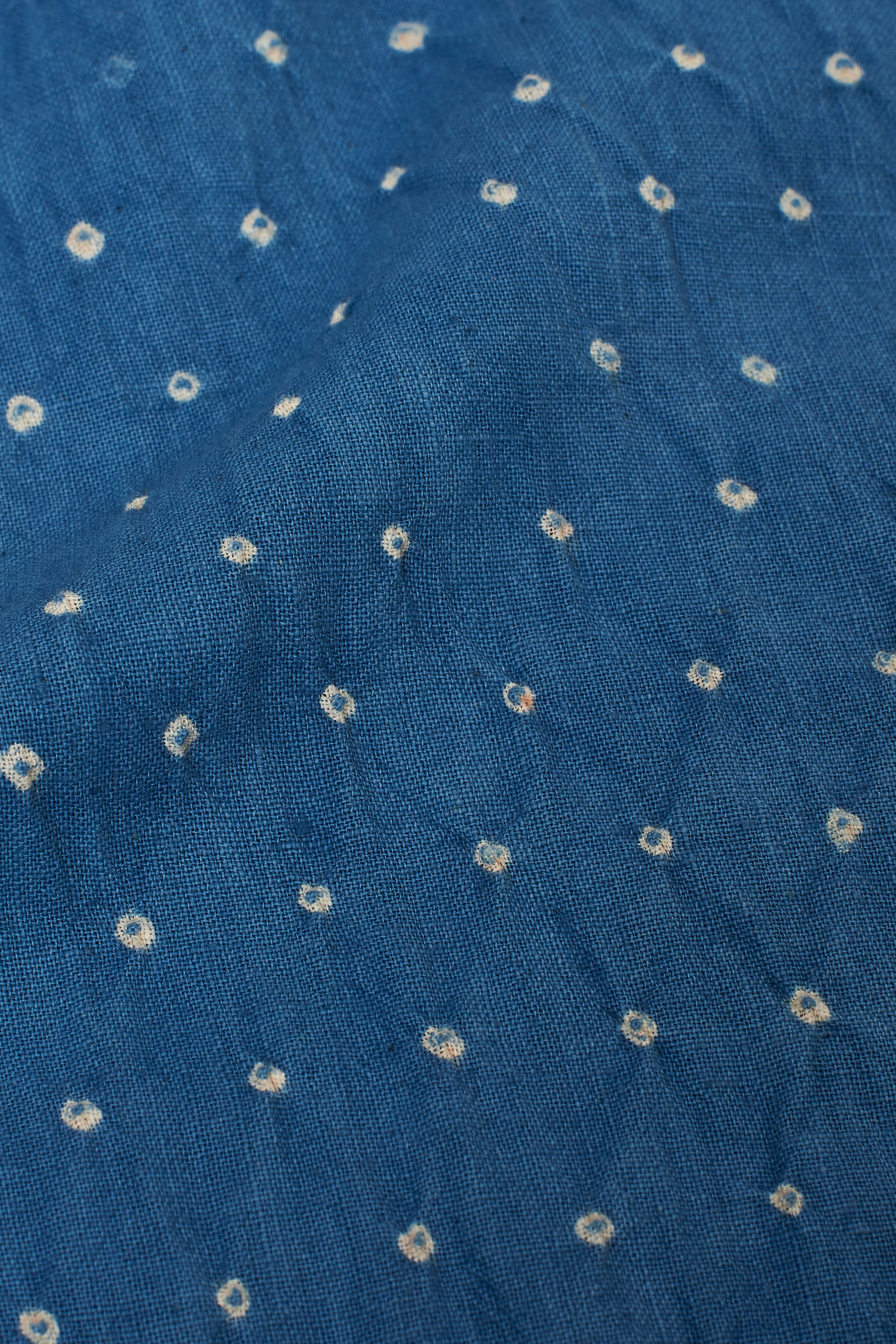 INDIGO ORGANIC COTTON BANDHANI SHIRT