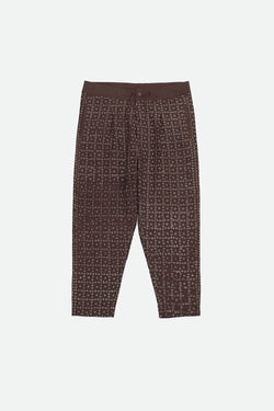 BURNT UMBER BANDHANI PANT