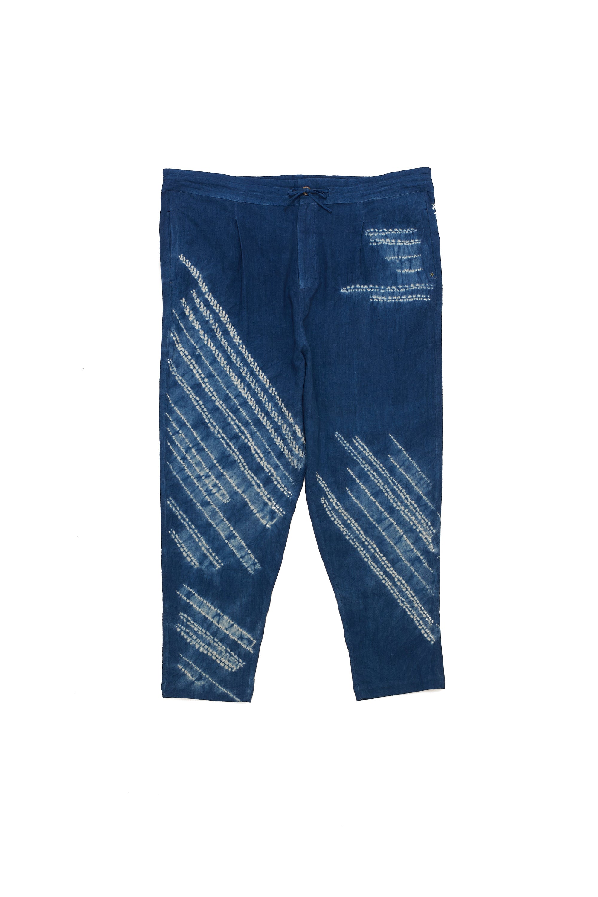 SHIBORI PANTS IN 40'S COUNT ORGANIC COTTON