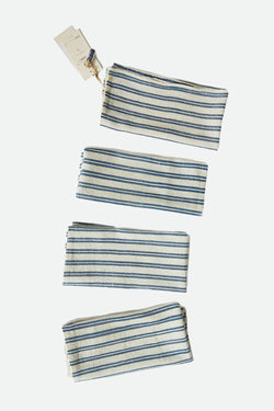 Hand Woven Indigo Stripes Napkin