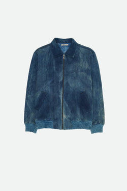 INDIGO WASHED HANDWOVEN DENIM JACKET