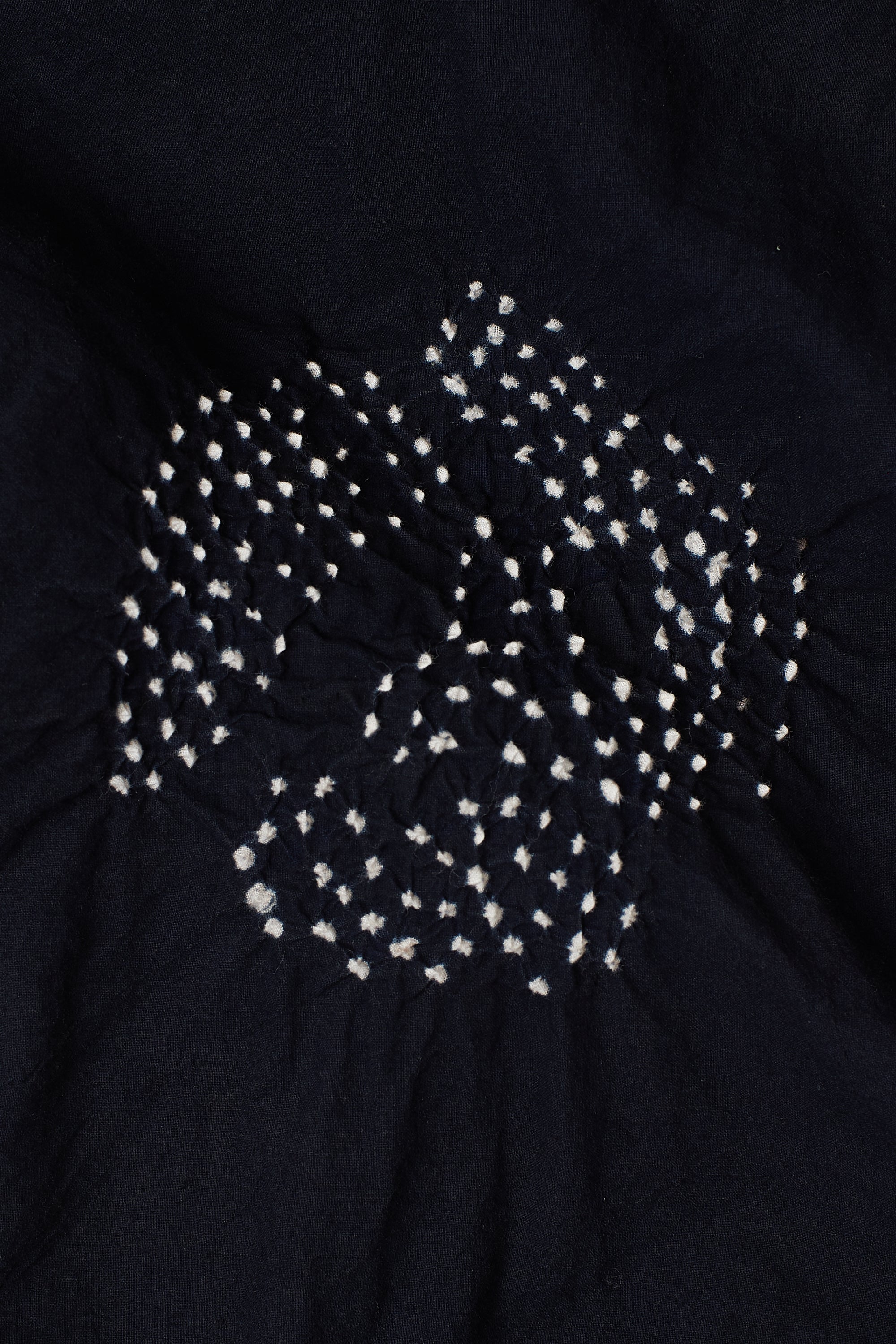 Black Bandhani Comfort Fit Cotton Shirt