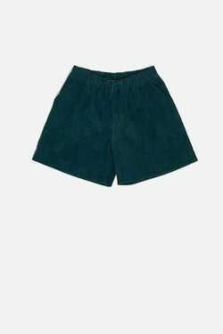 BOTTLE GREEN CORDUROY UNISEX SHORTS