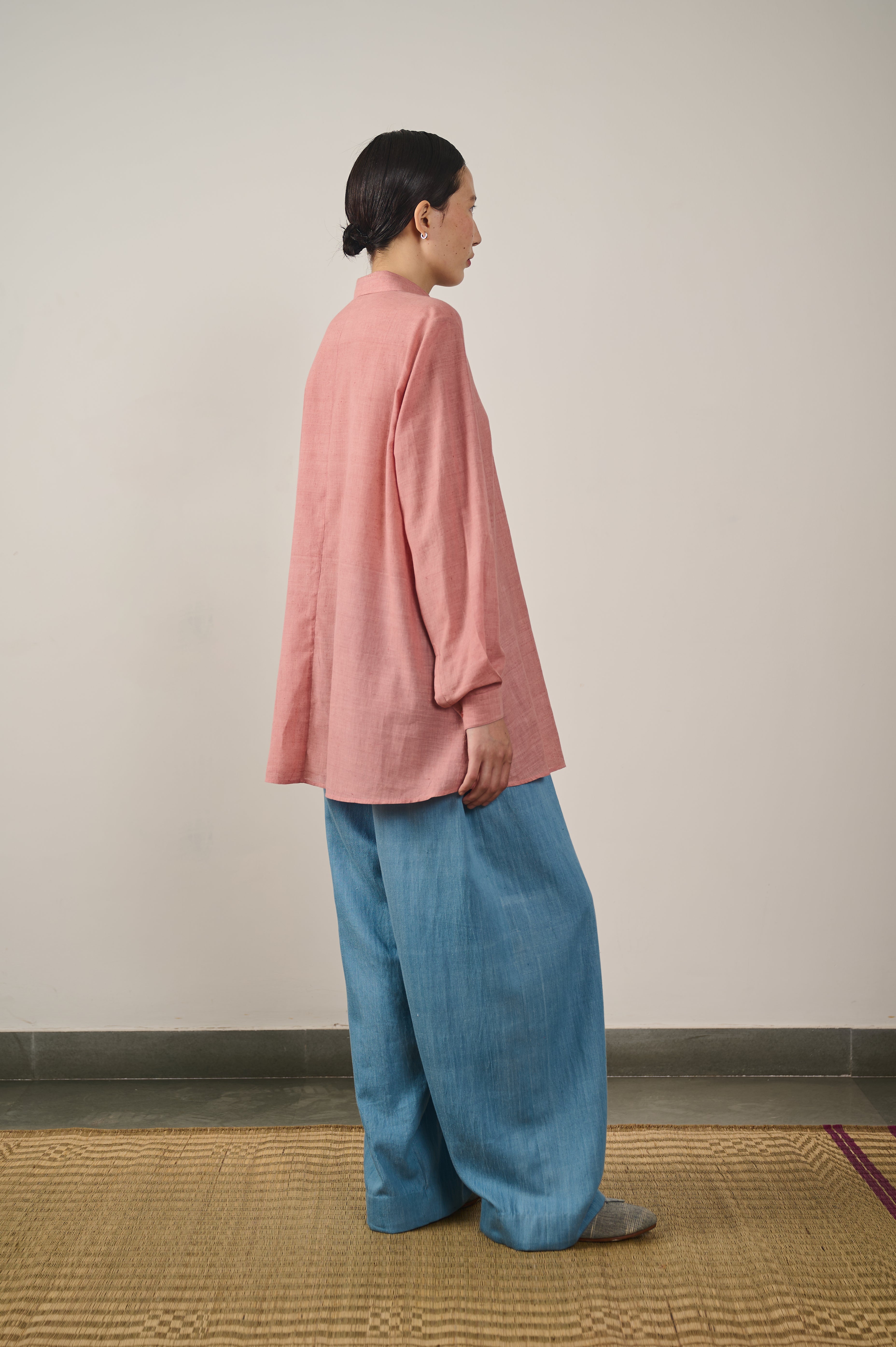 SKY INDIGO DENIM COMFORT TROUSERS