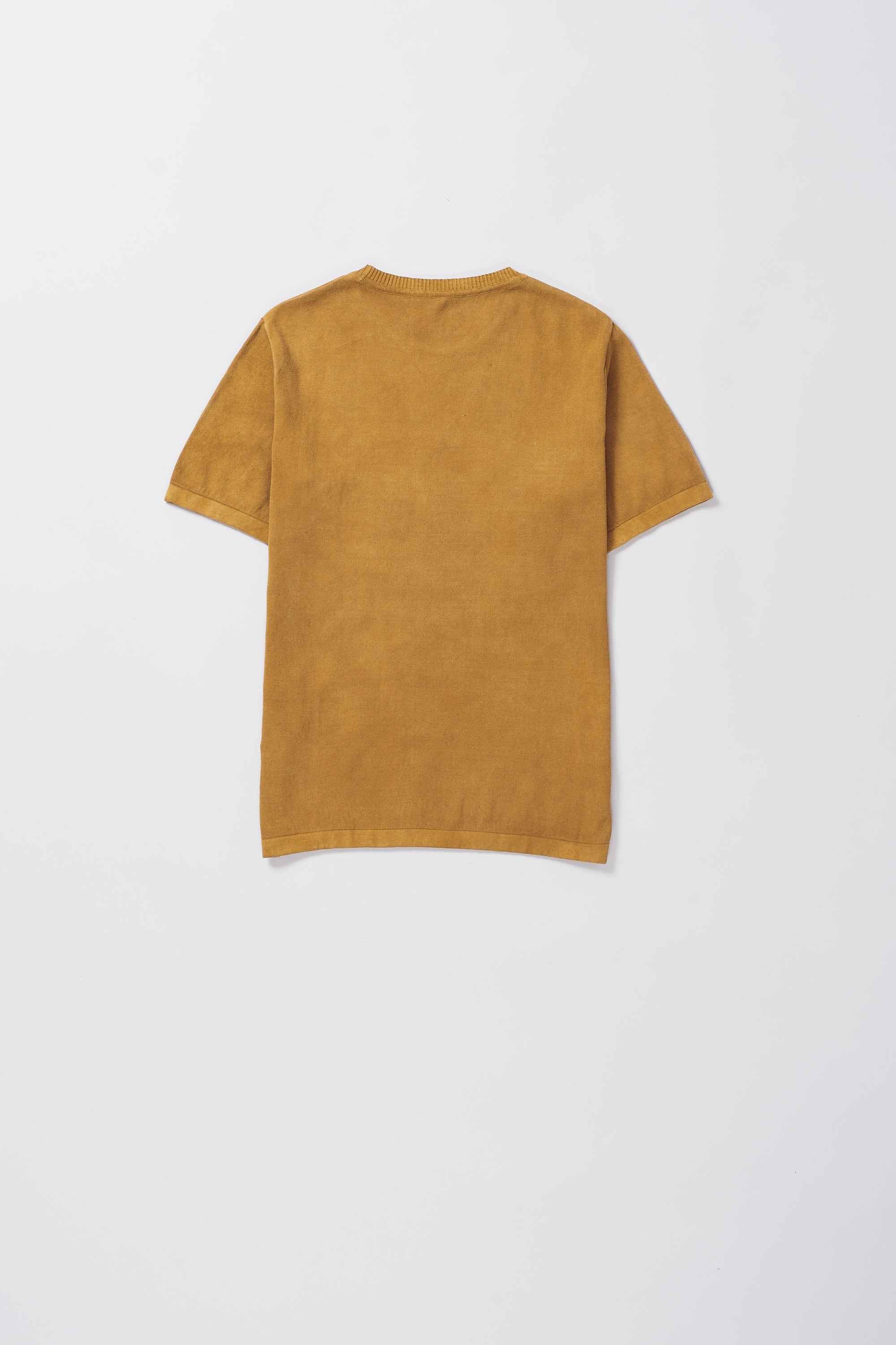 MUSTARD YELLOW COTTON T-SHIRT
