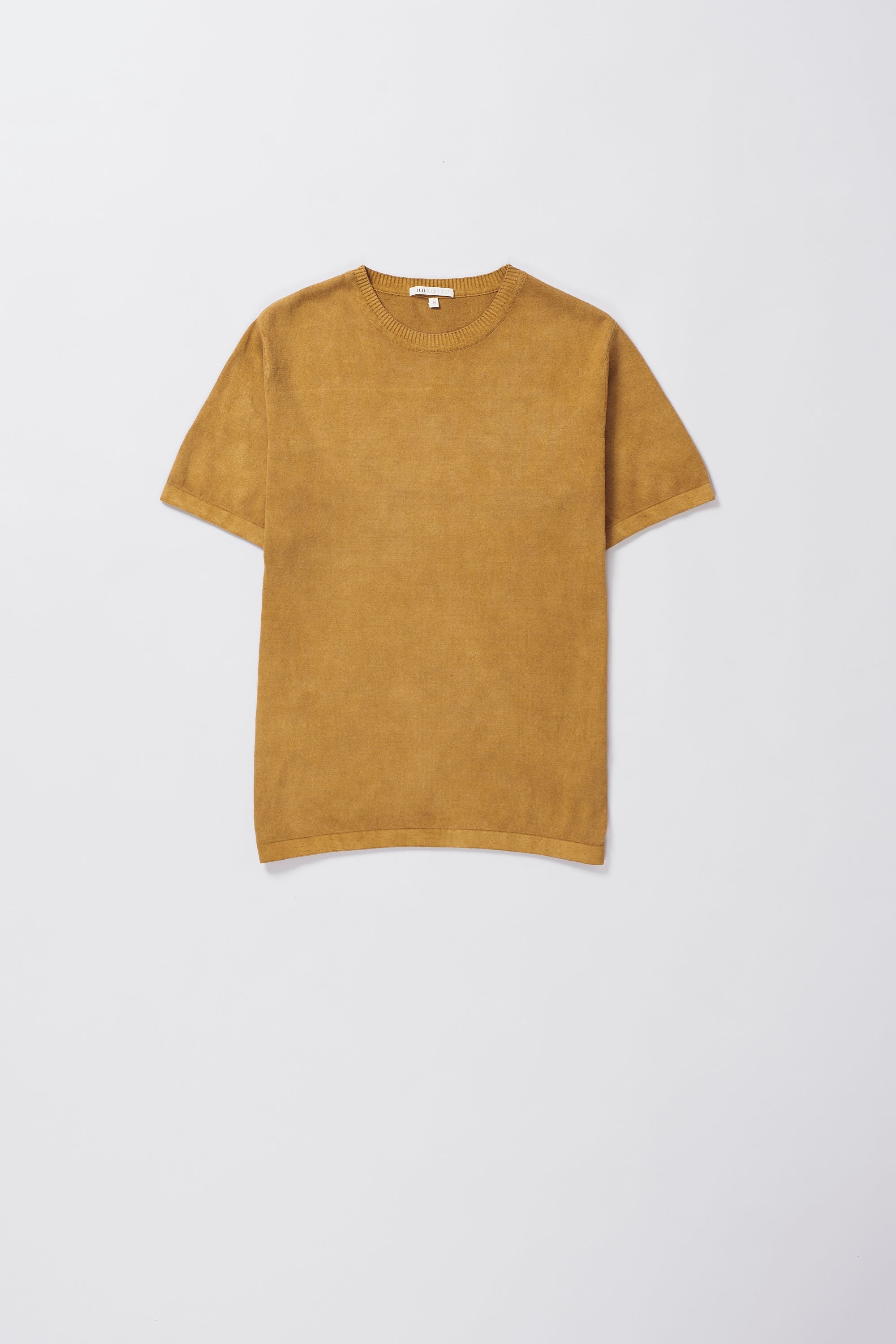 MUSTARD YELLOW COTTON T-SHIRT