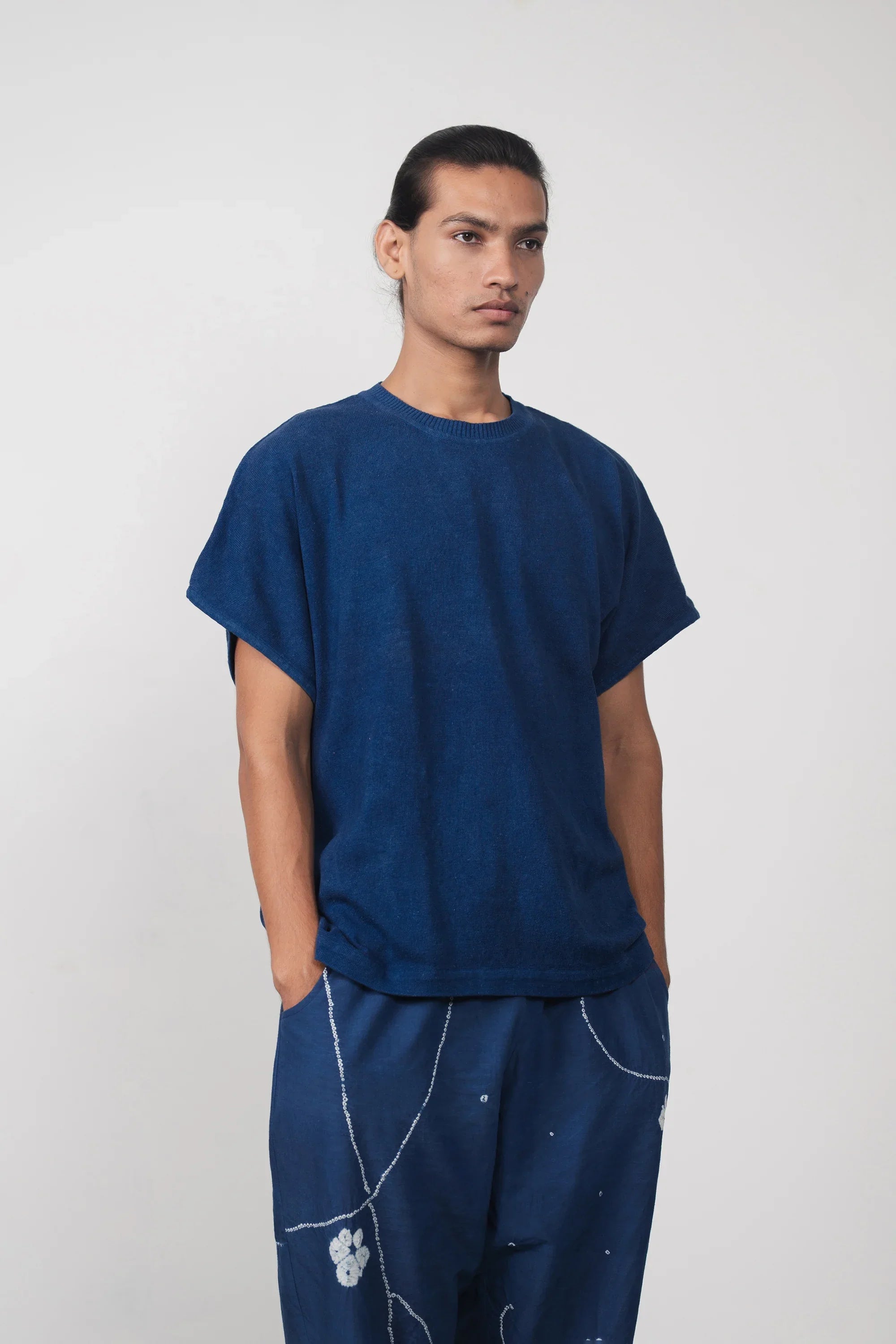 Relaxed Fit T-Shirt in Medium Indigo