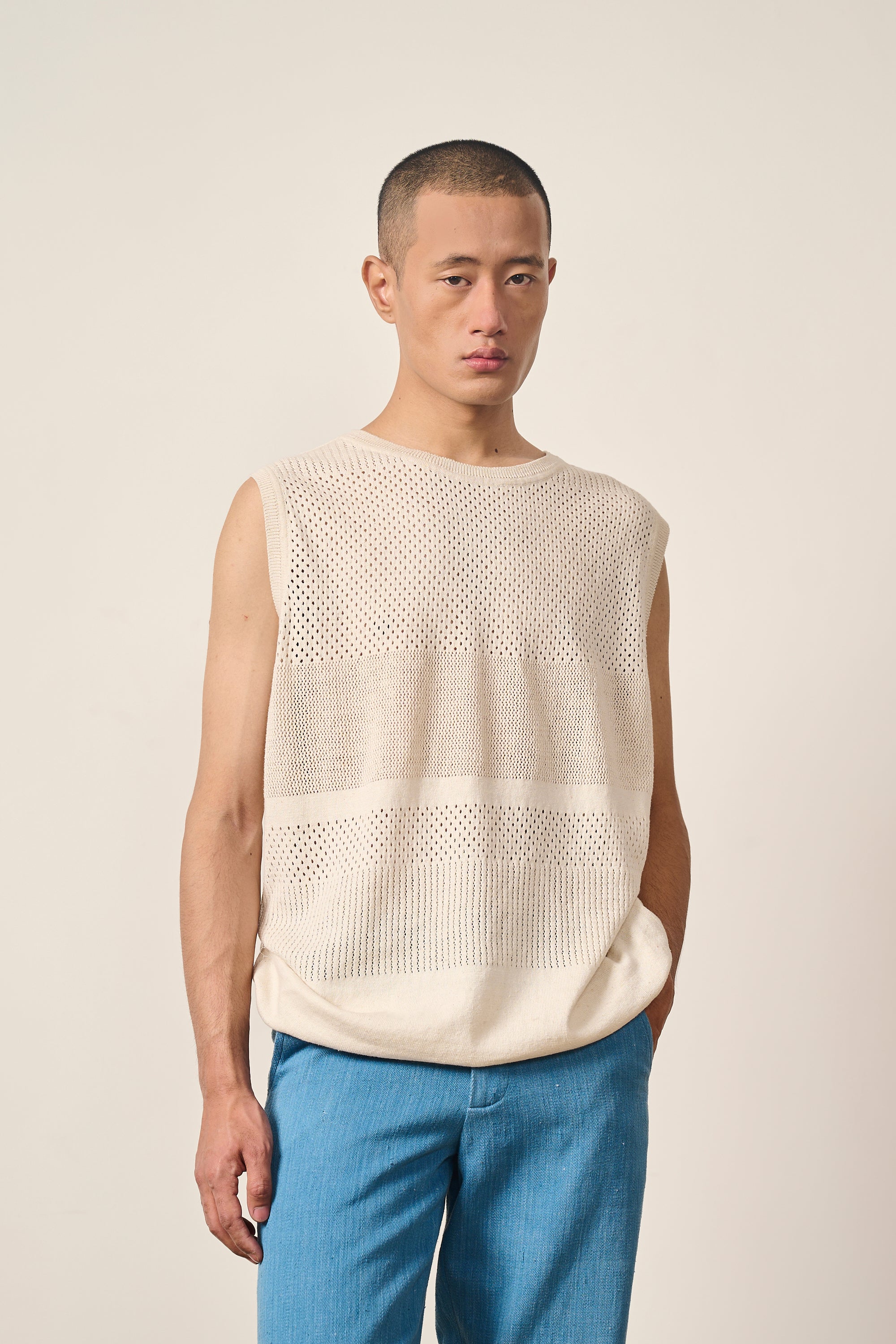 UNGENDERED ORGANIC COTTON KNITTED TANK