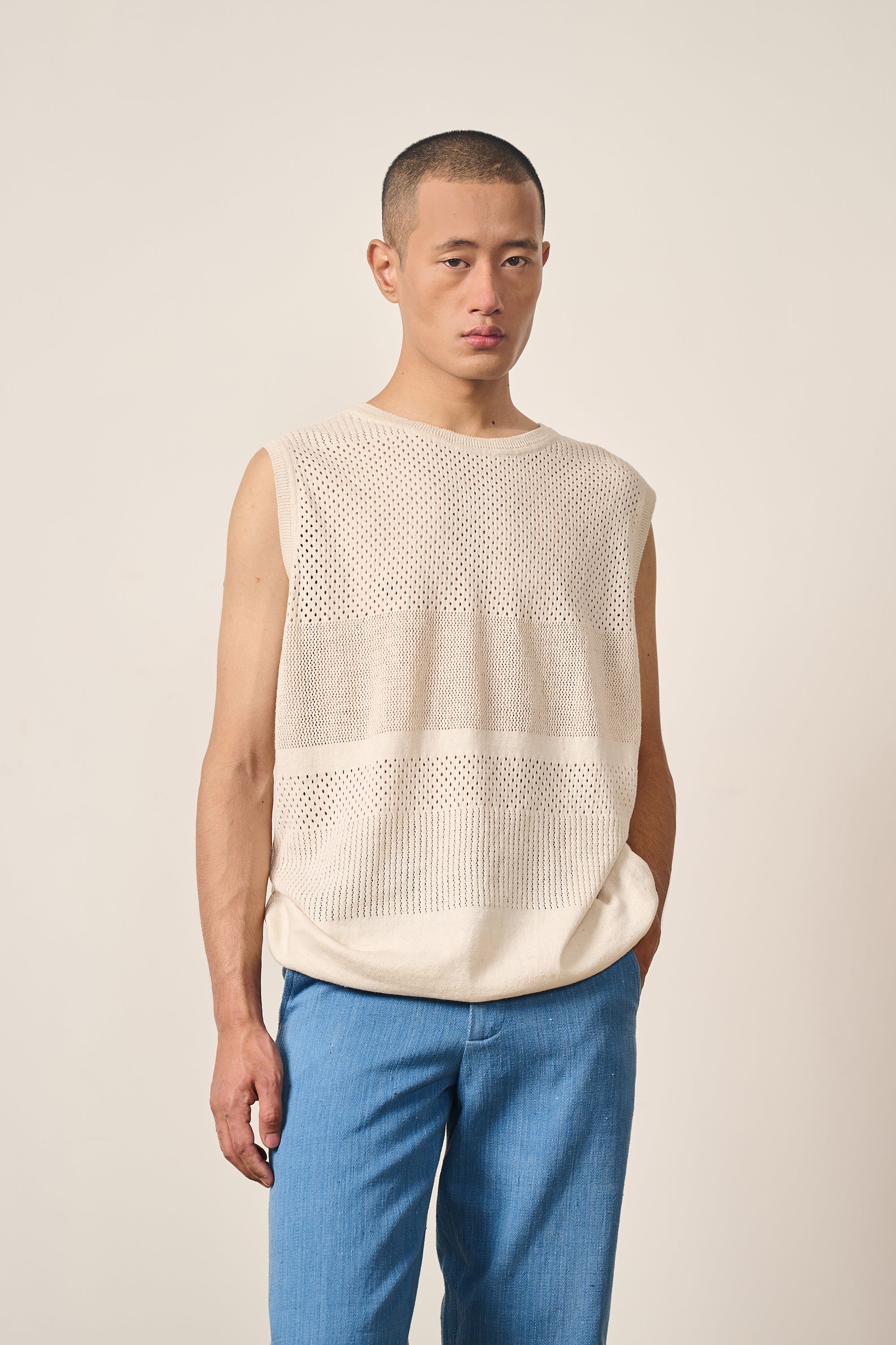 UNGENDERED ORGANIC COTTON KNITTED TANK