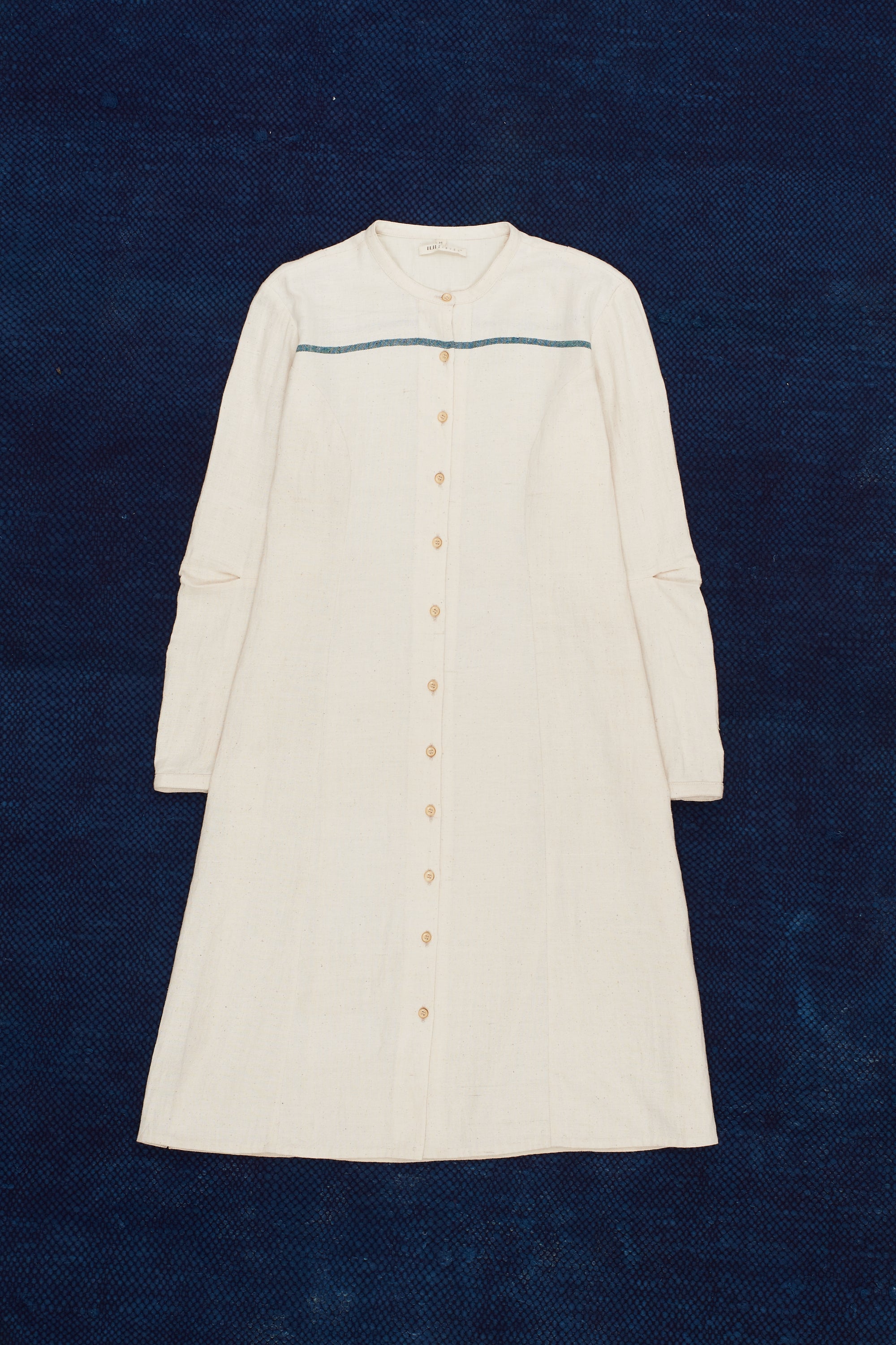 STATEMENT UNDYED COTTON CLASSIC SHIRT DRESS