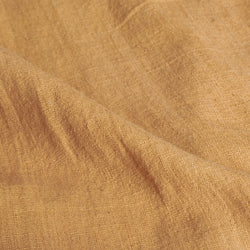 Cape Sleeve Organic Cotton Shirt In Mustard Yellow
