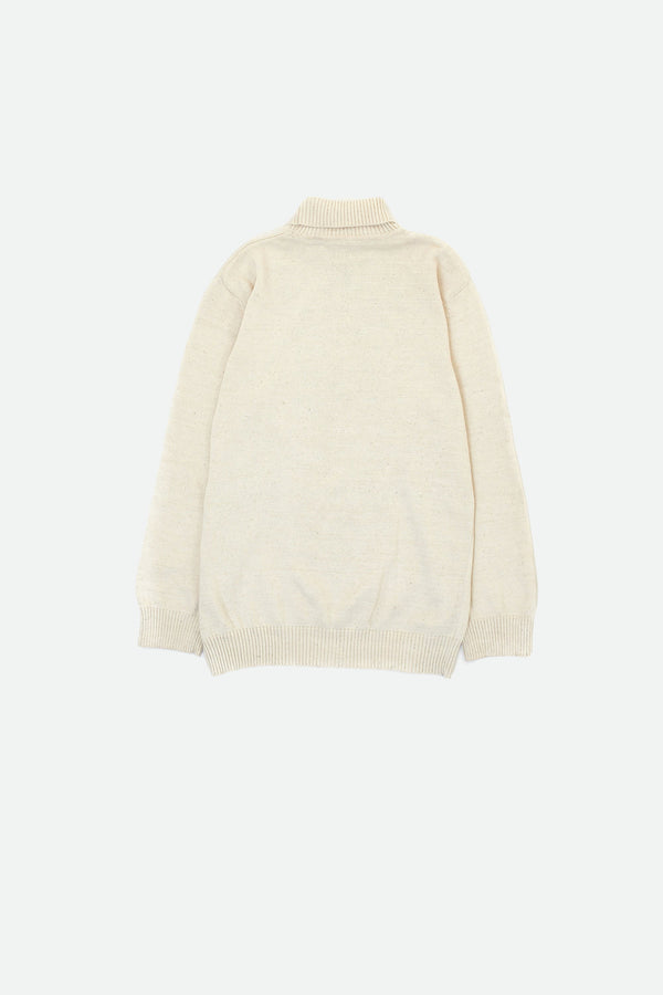 UNDYED TURTLENECK SWEATER