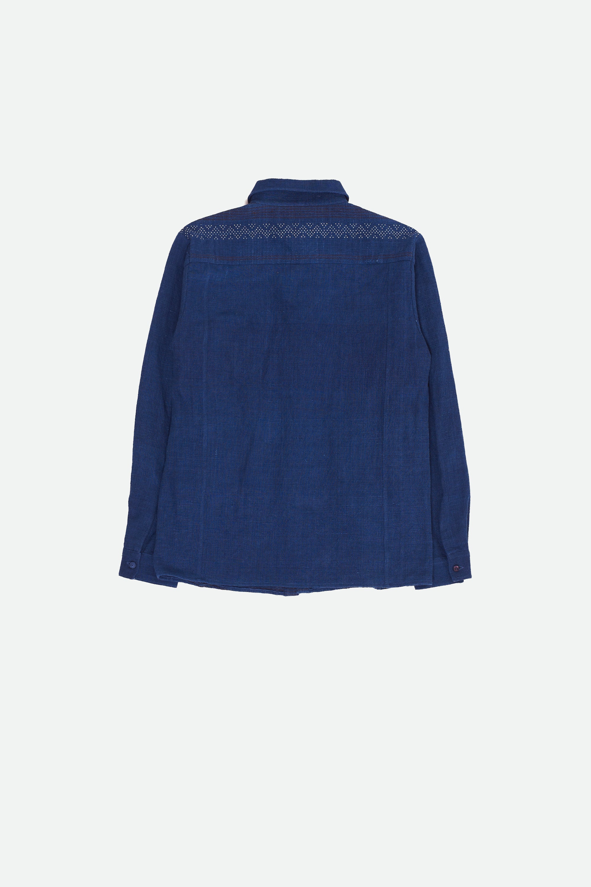 INDIGO ORGANIC COTTON TANGALIYA WEAVE SHIRT