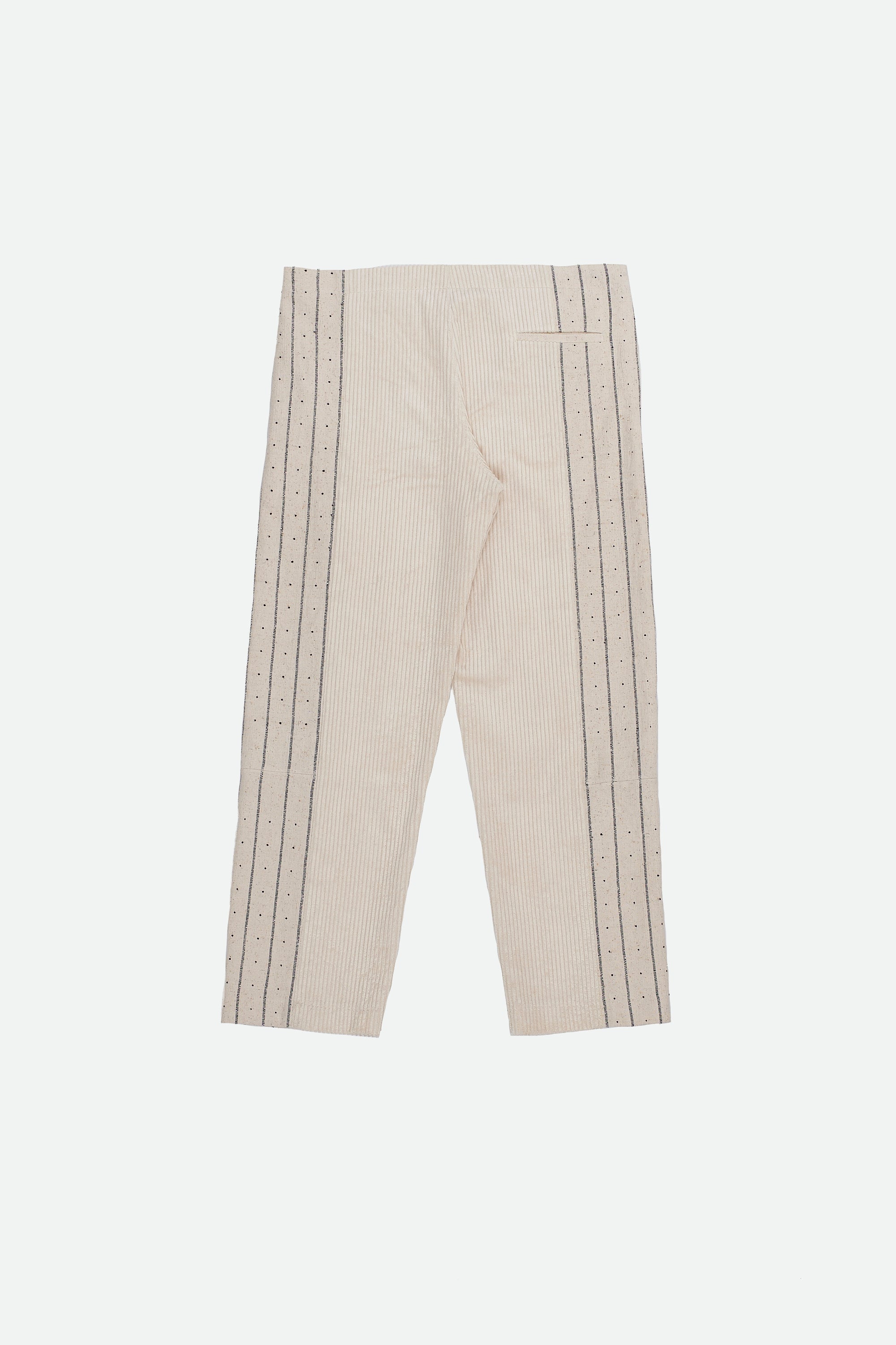 ECRU COTTON TANGALIYA PANTS