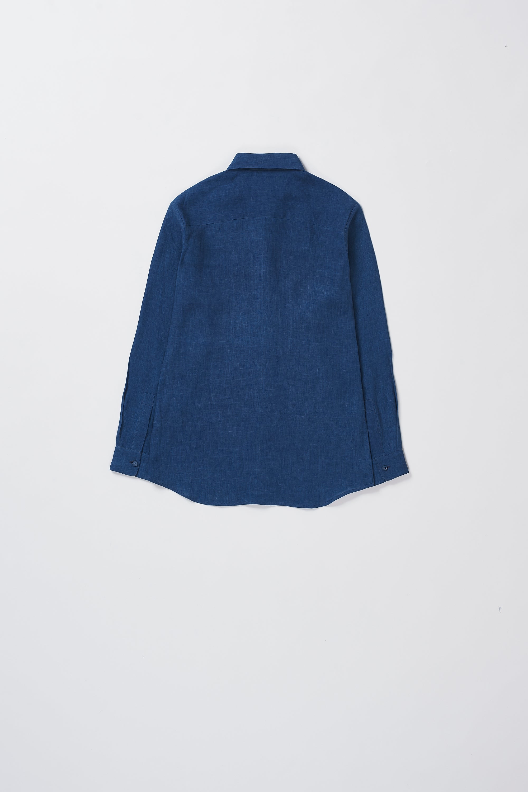 INDIGO LINEN MENS SHIRT