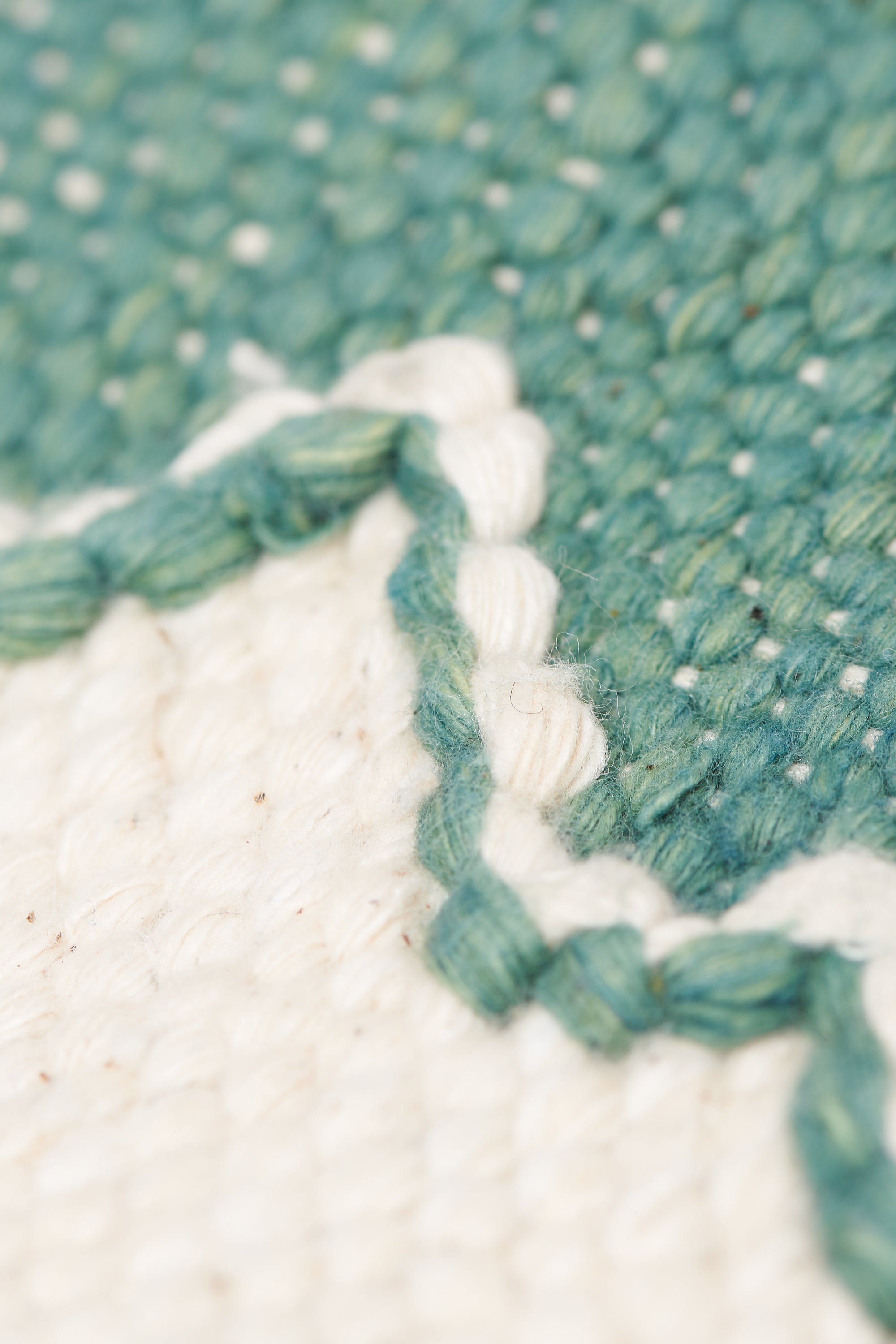 Multi Color 100% Organic Cotton Crafted Rug