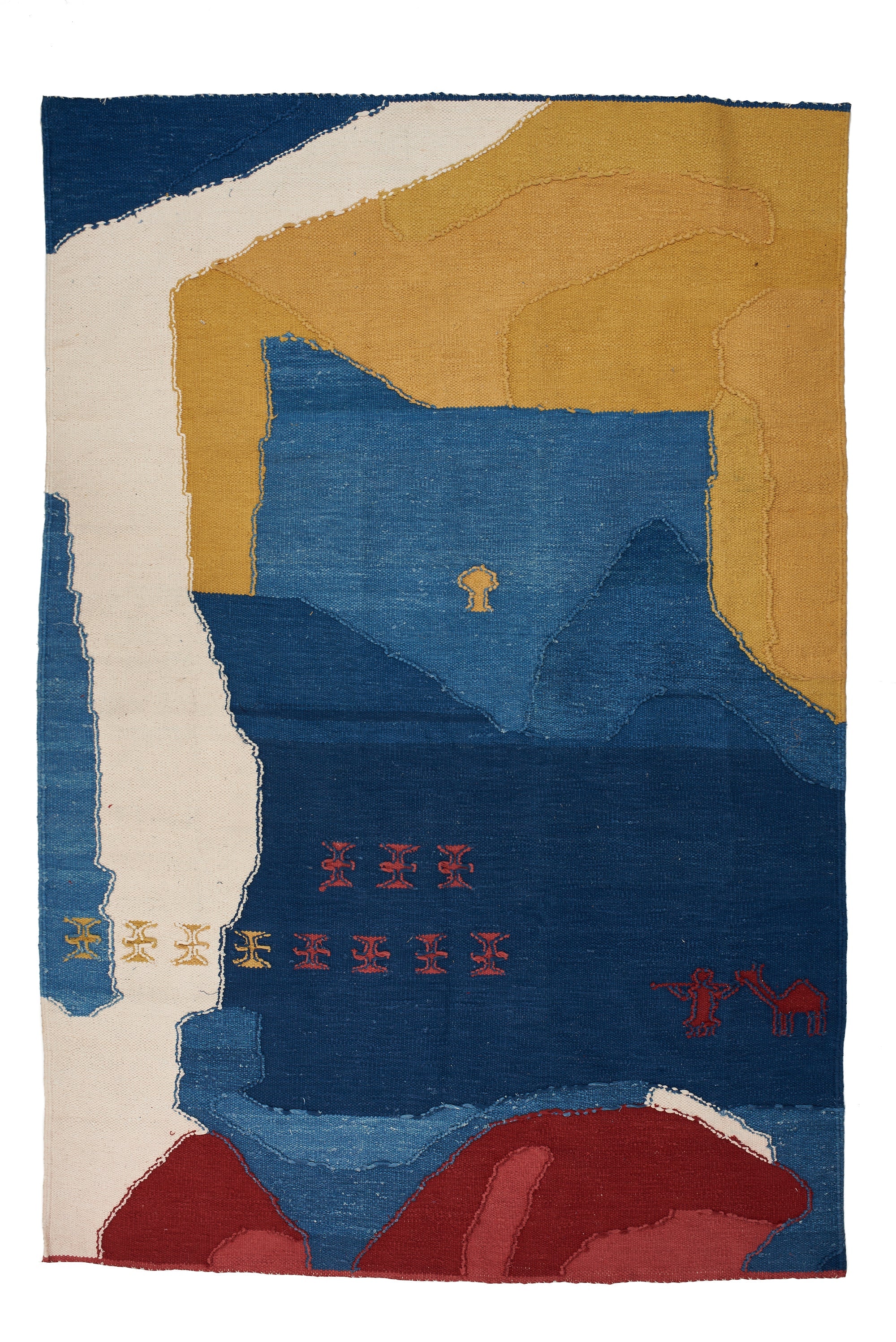 Multi Color 100% Organic Cotton Crafted Rug