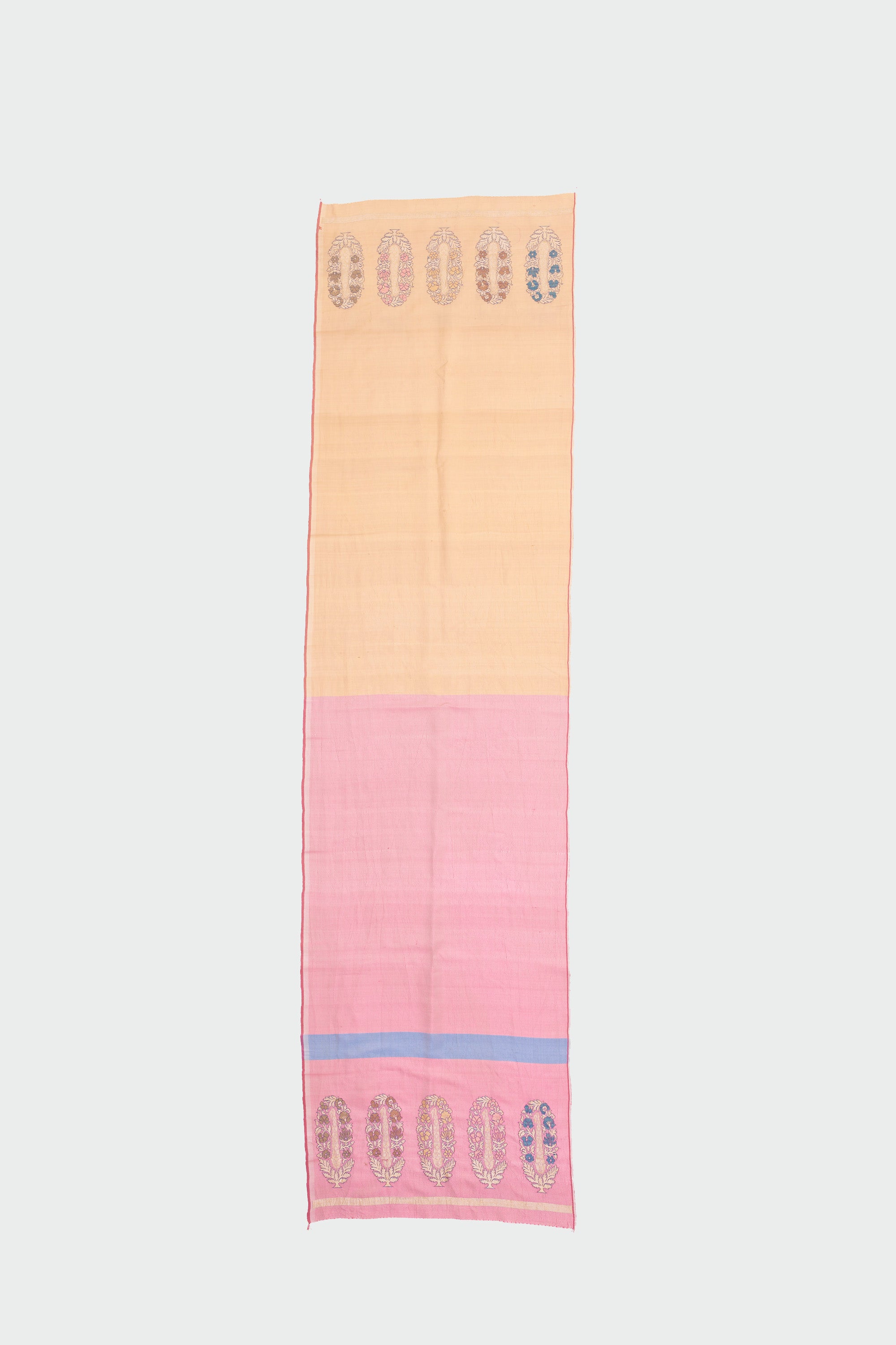 MULTI COLOUR SILK BROCADE SCARF