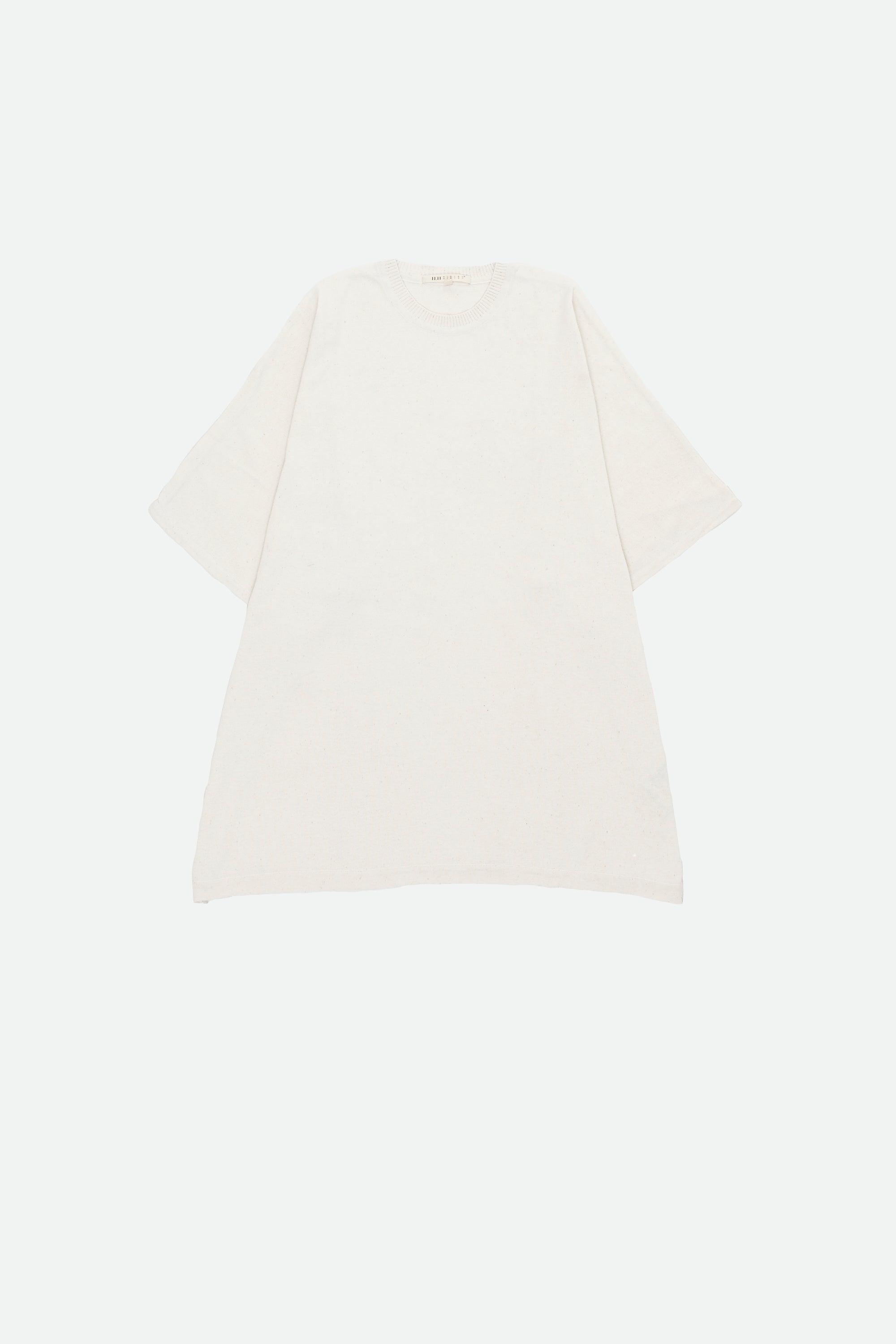 UNDYED COTTON KNITTED T-SHIRT