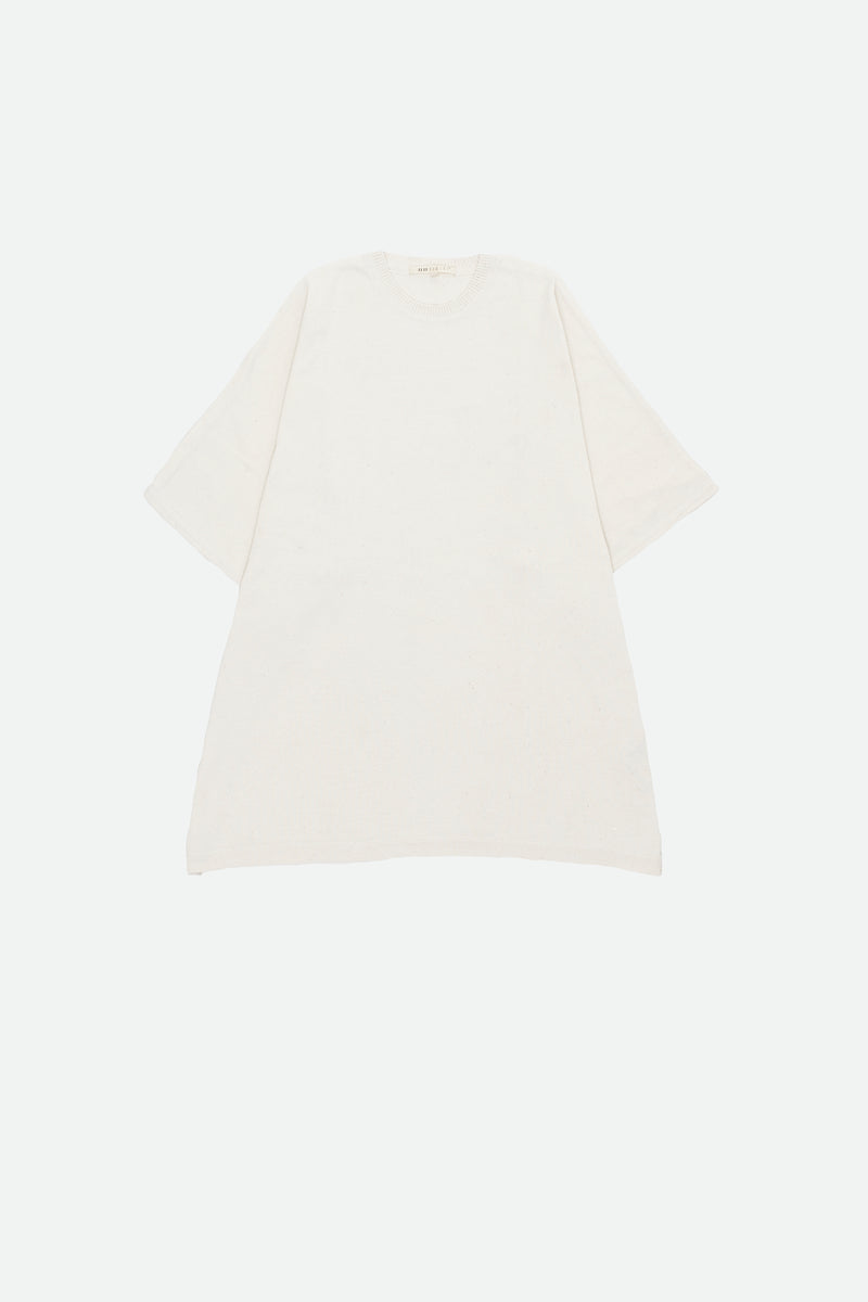 UNDYED COTTON KNITTED T-SHIRT