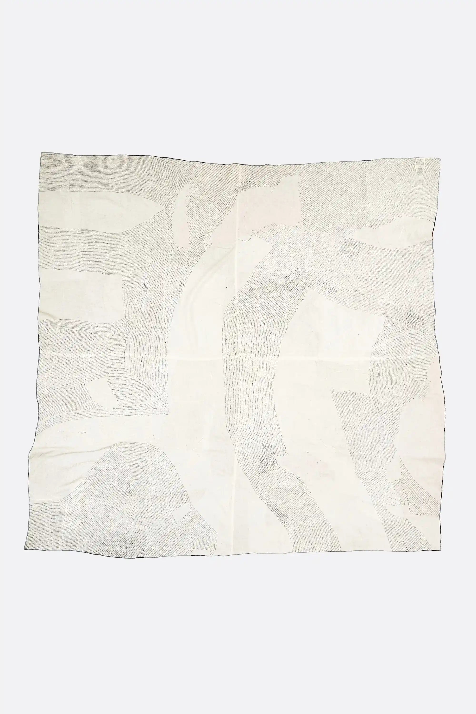 Indigo Embroidered Quilt