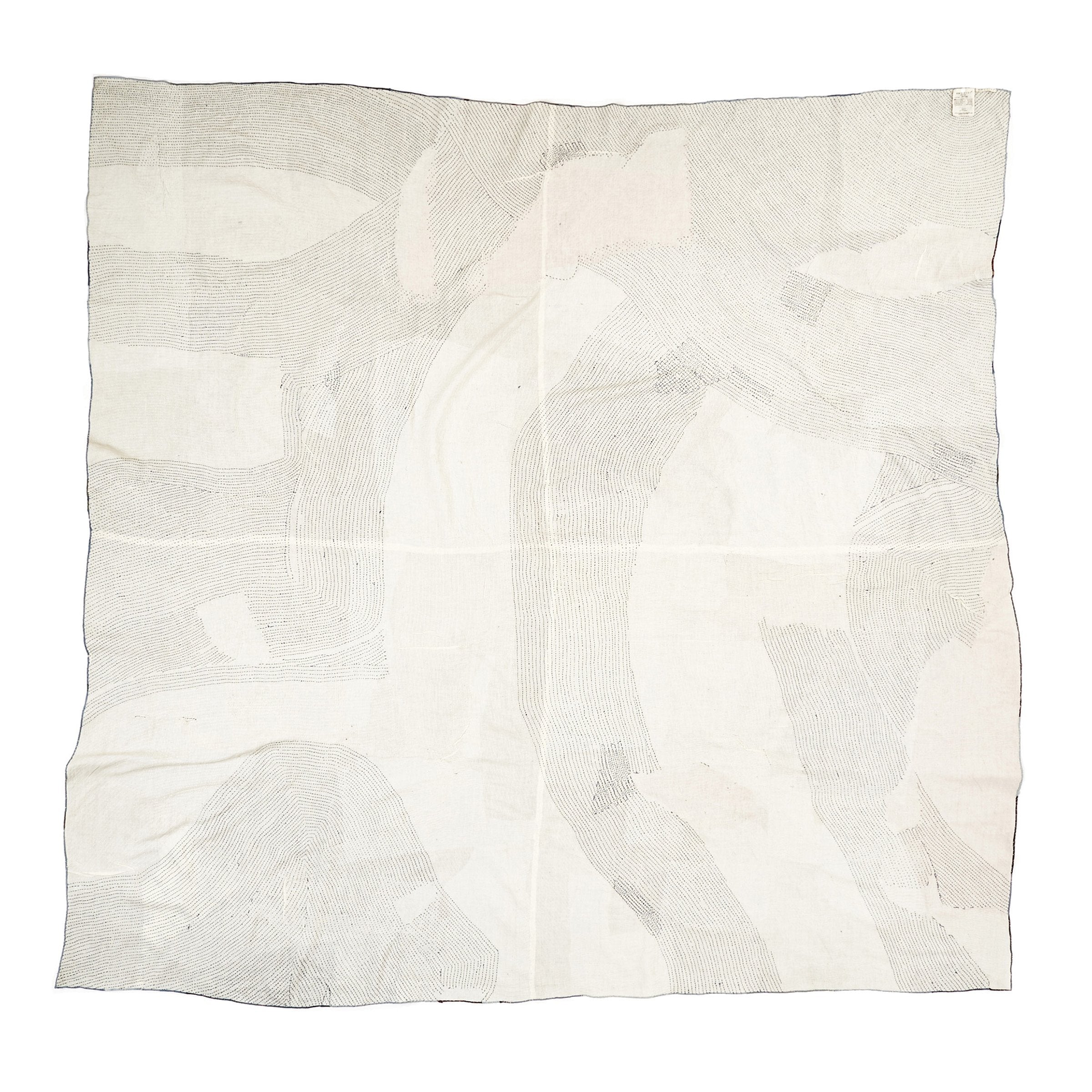 Indigo Embroidered Quilt