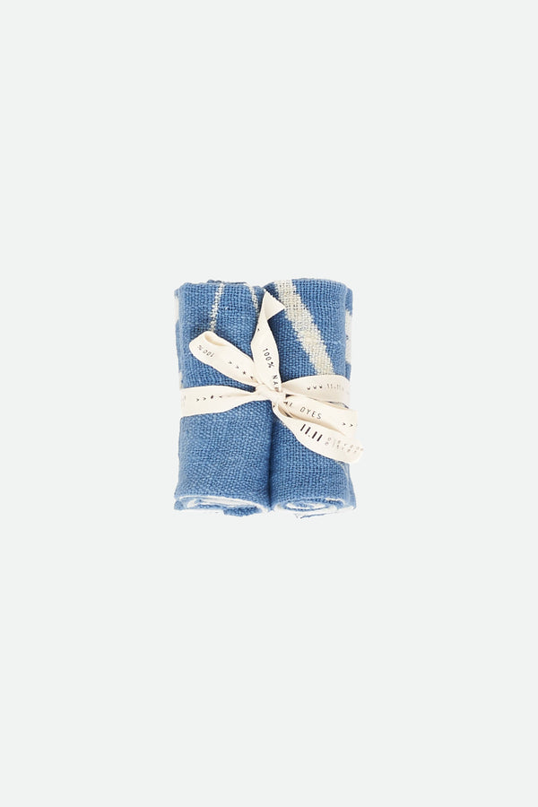 INDIGO HAND PAINTED TOWEL