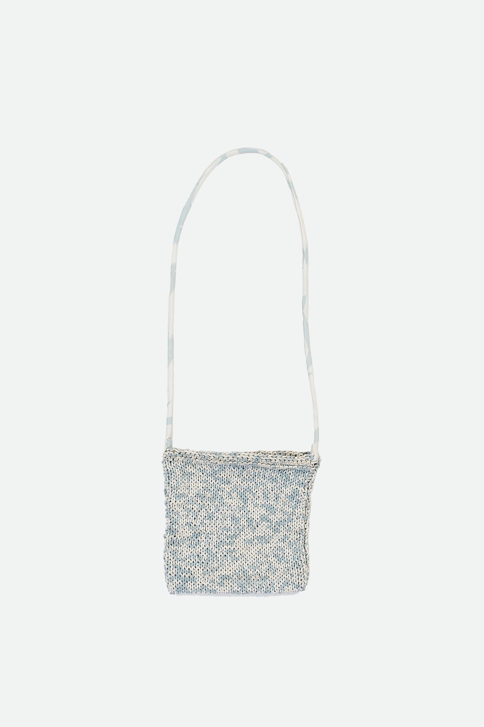 HAND-KNITTED SILK BAG