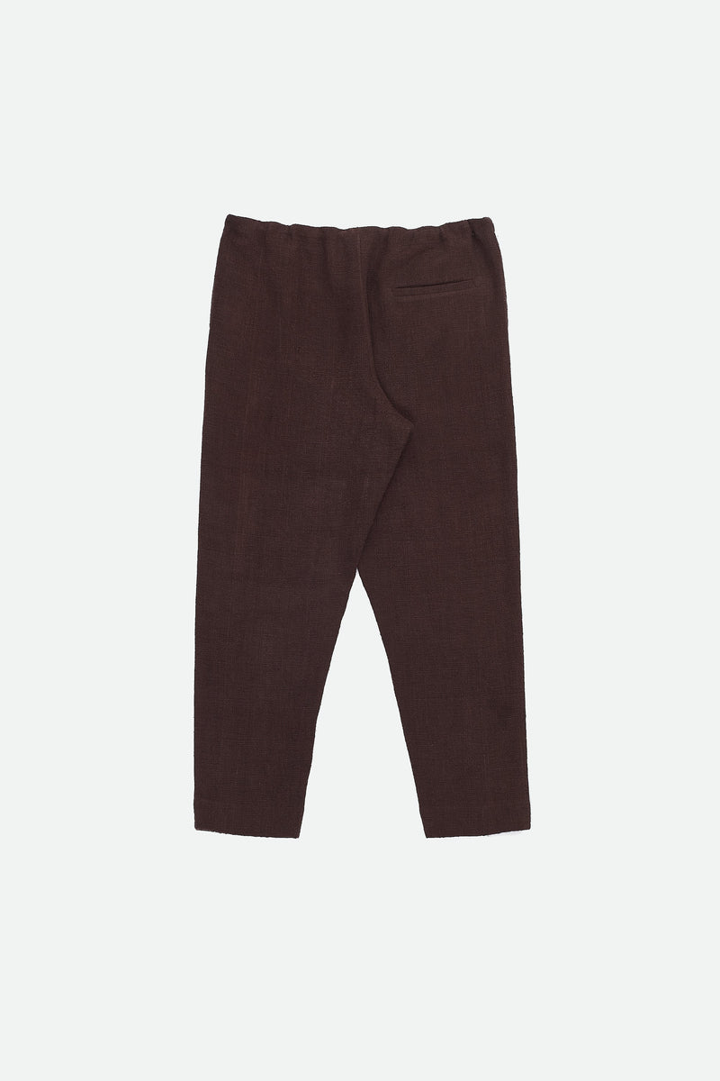 BURNT UMBER HANDSPUN UNISEX PANT