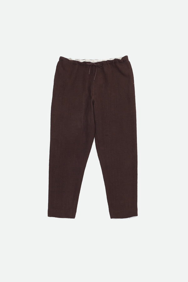 BURNT UMBER HANDSPUN UNISEX PANT