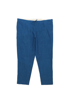 LOOSE-FIT STRING PANTS IN NATURAL INDIGO