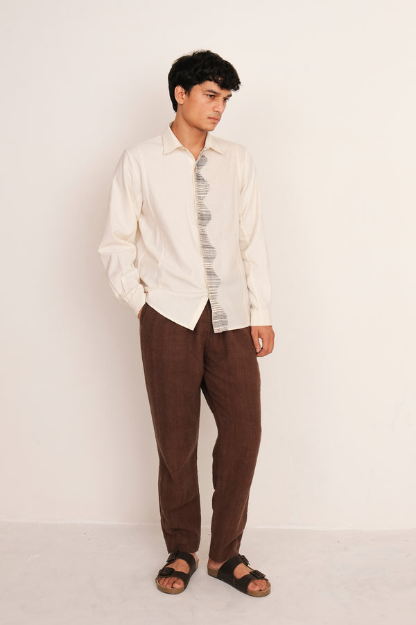 BURNT UMBER HANDSPUN UNISEX PANT