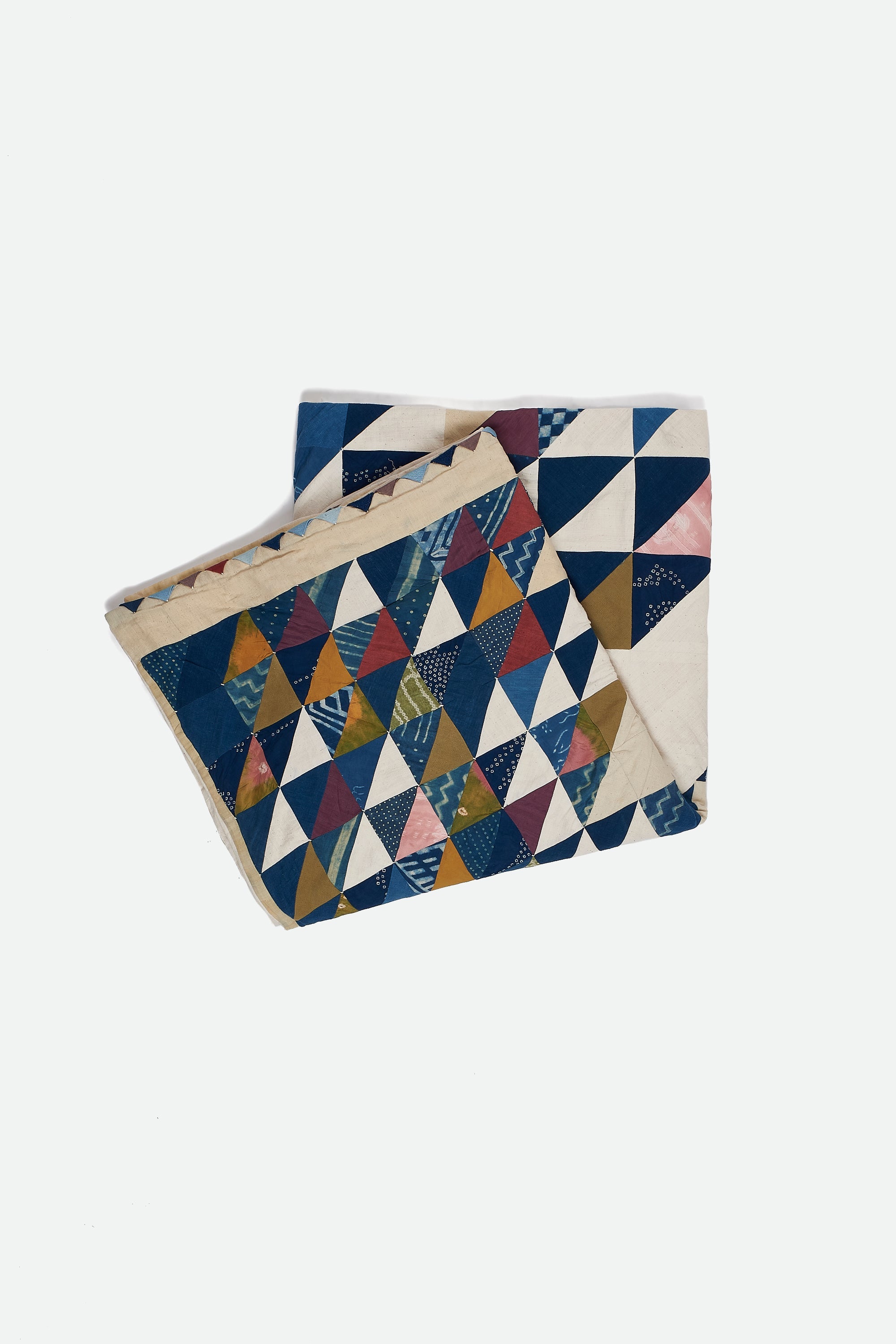 Angular Patchwork Multicolour Queen Quilt