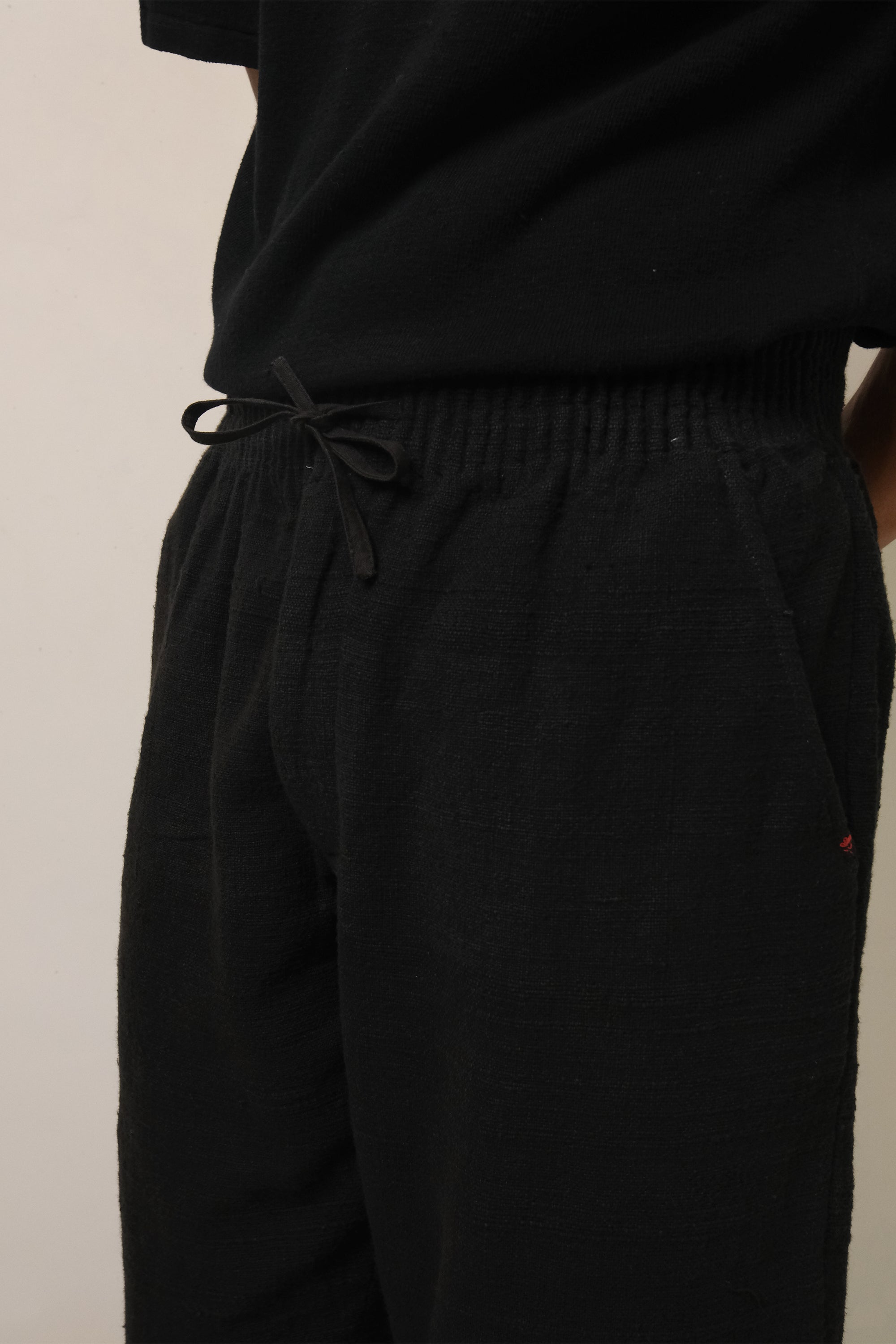 Black Organic Cotton Joggers