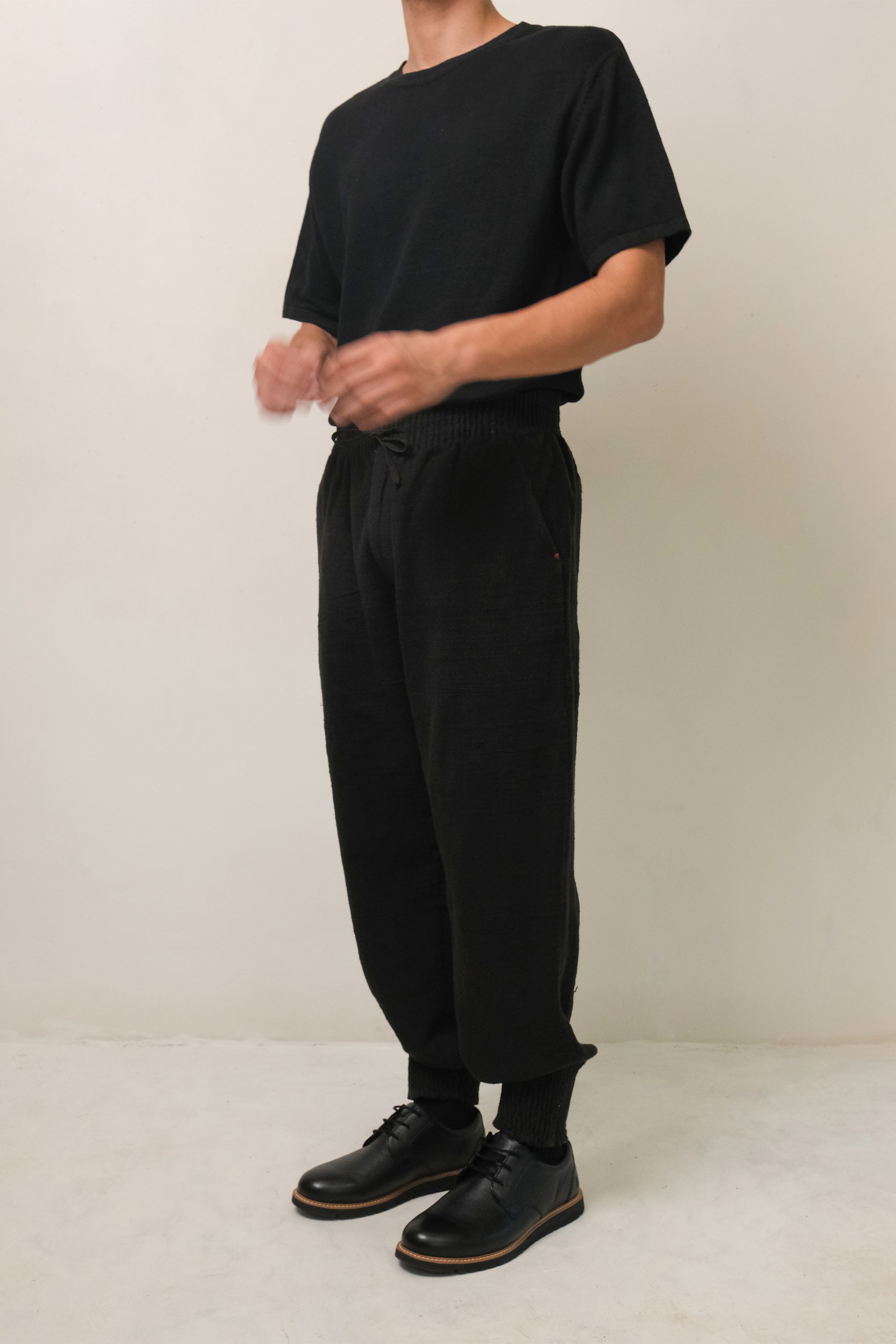 Black Organic Cotton Joggers