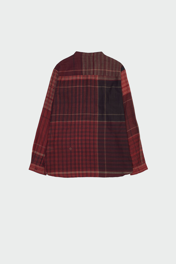 MULTI-COLOUR YARN DYED CHECKS JAMDANI TOP